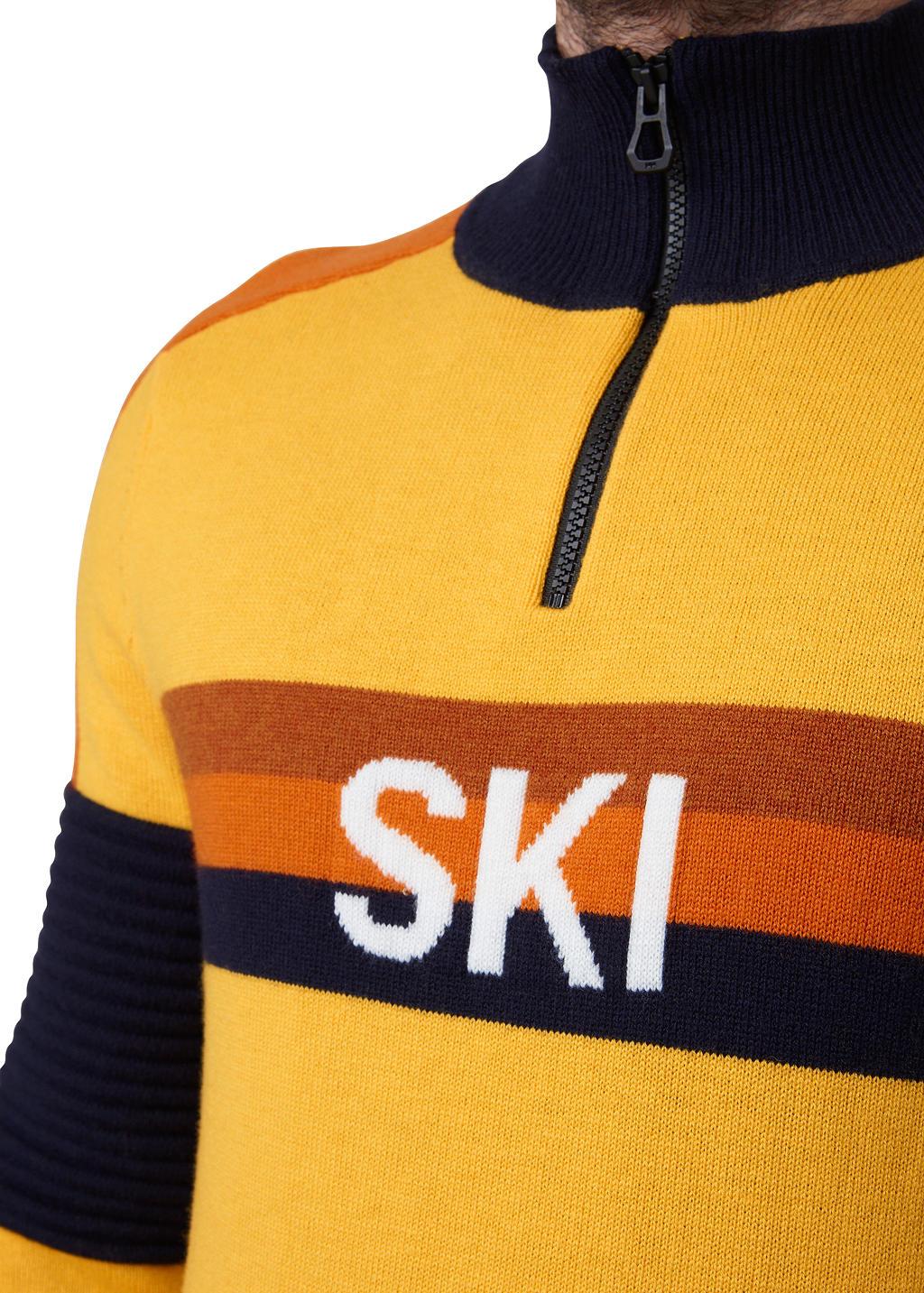 Product gallery image number 2 for product Tricolore Knitted Sweater - Men's