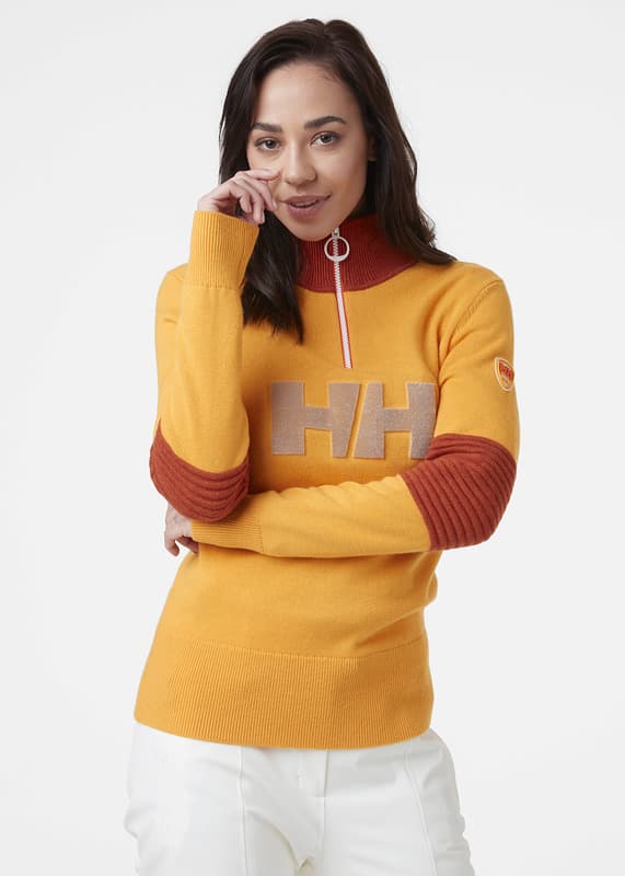 Product gallery image number 4 for product Tricolore Knitted Sweater - Women's