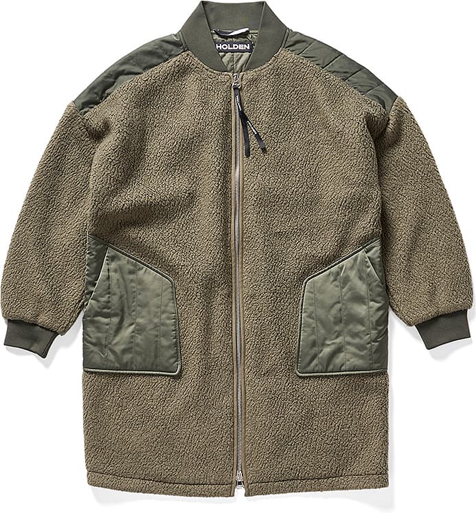 Product gallery image number 1 for product Long Shearling Coat - Women’s