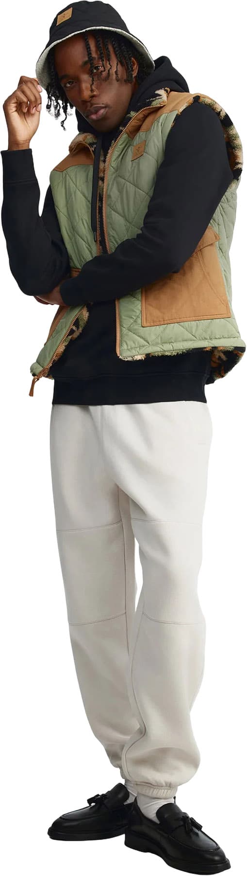 Product gallery image number 3 for product The Reversible Quilted Vest - Men's