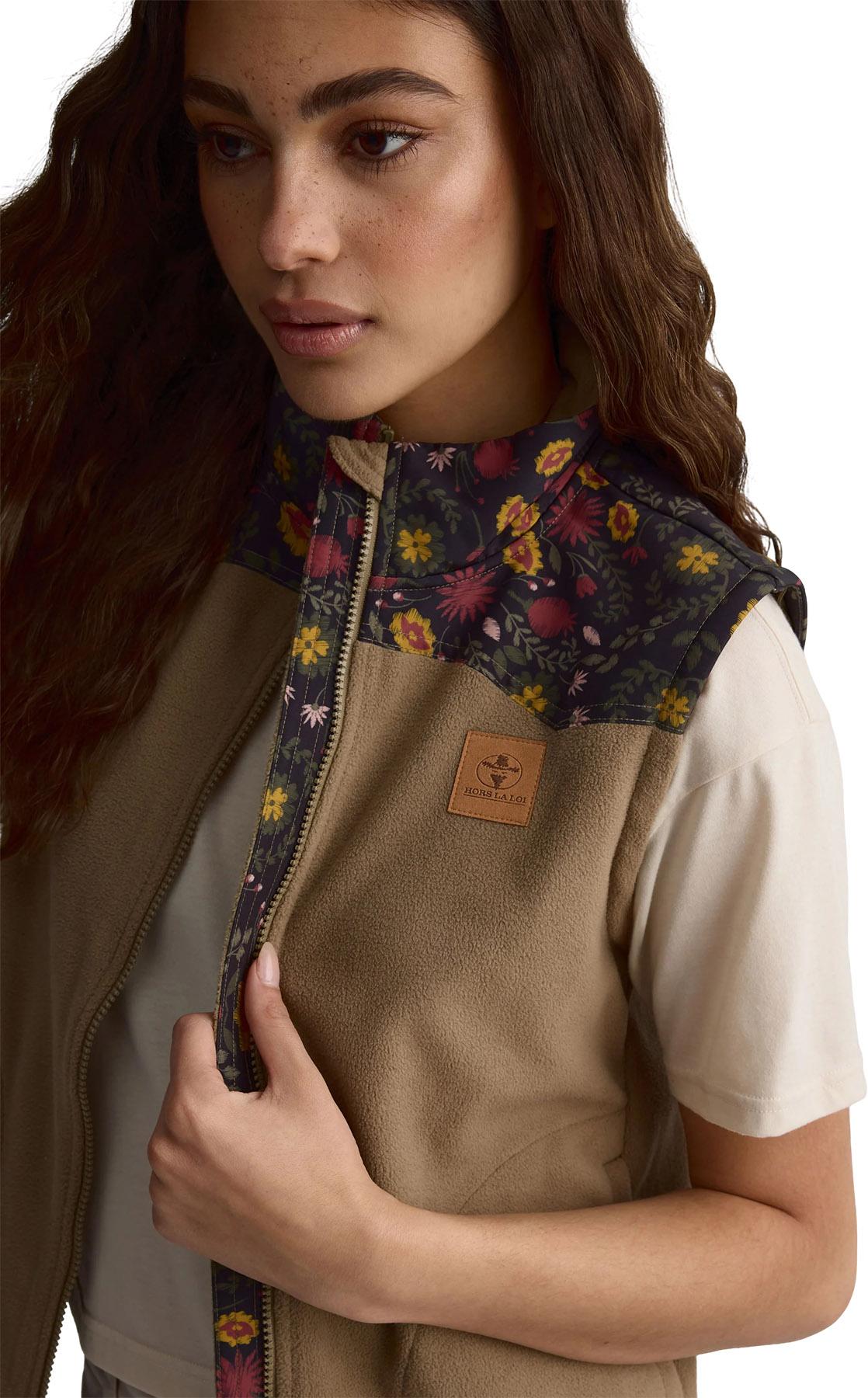 Product gallery image number 3 for product The Icon Convertible Fleece Jacket with Removable Sleeves - Women's
