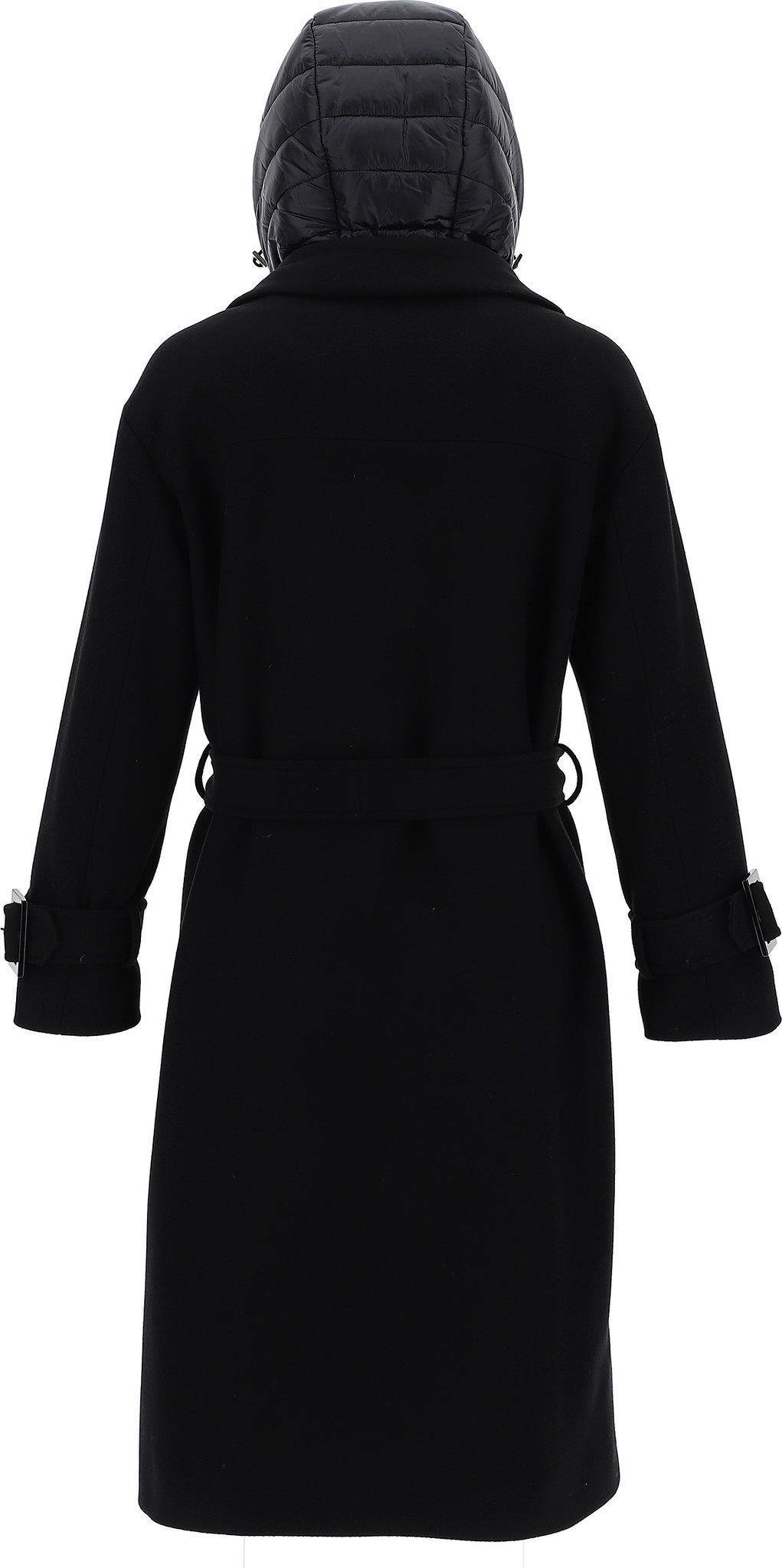 Product gallery image number 2 for product Coat Wool Twill and Nylon Ultralight - Women's