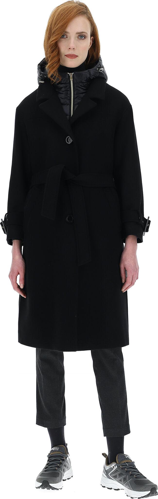 Product gallery image number 5 for product Coat Wool Twill and Nylon Ultralight - Women's