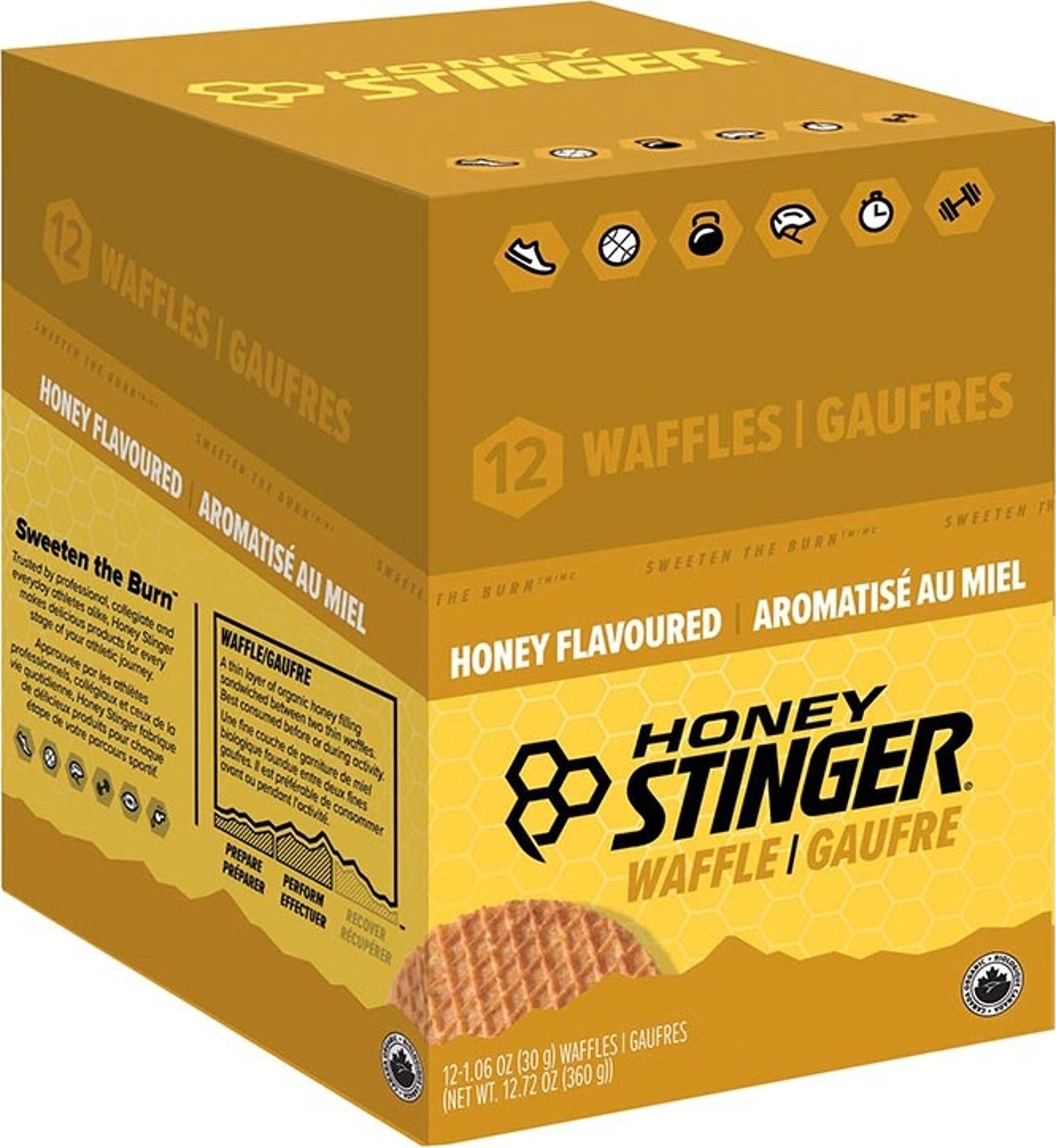 Product gallery image number 3 for product Barres gaufrées énergétiques biologiques 12 x 30g - Miel