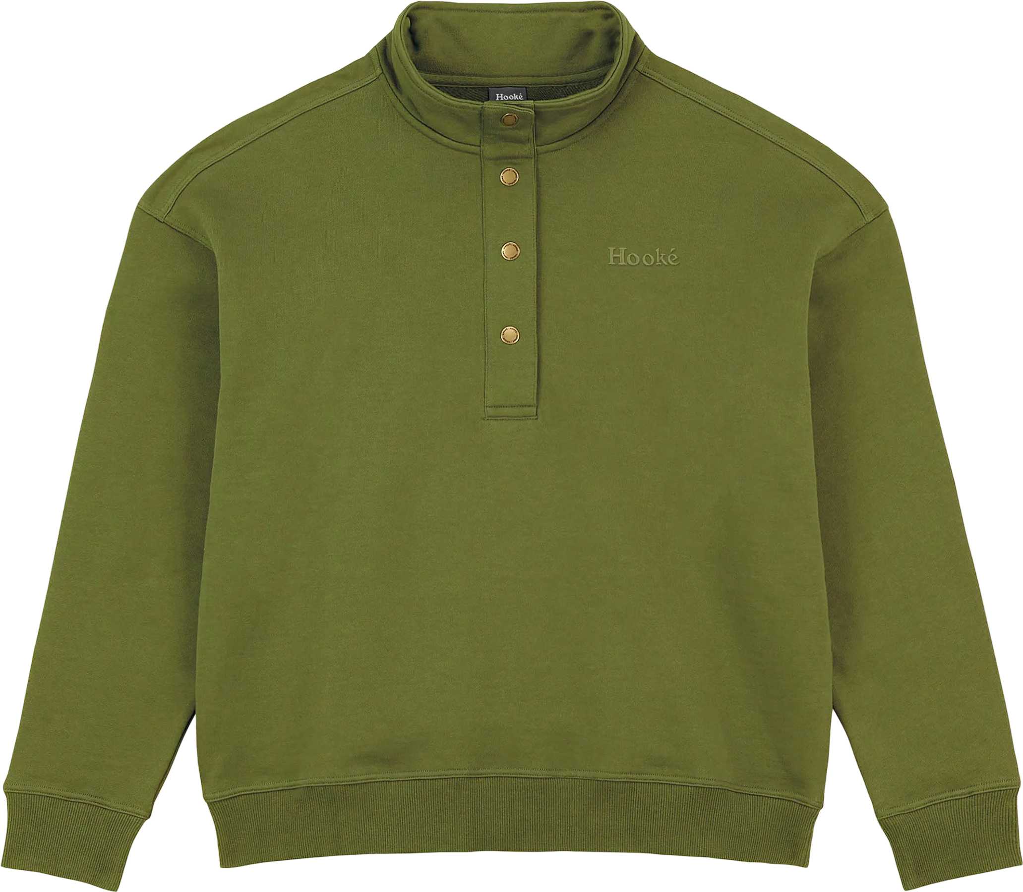 Product image for Oversized Half Placket Sweatshirt - Women's