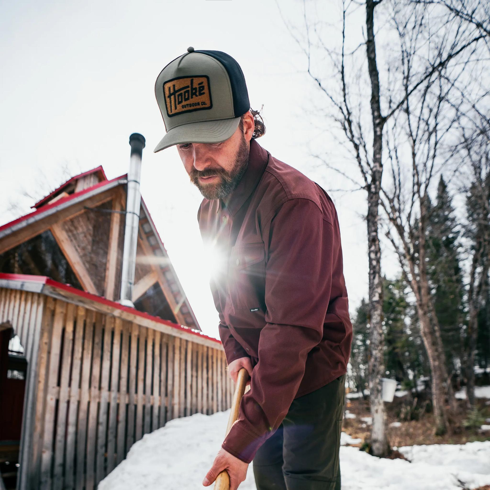 Product gallery image number 2 for product Outdoor Co. Curved Trucker Hat - Unisex
