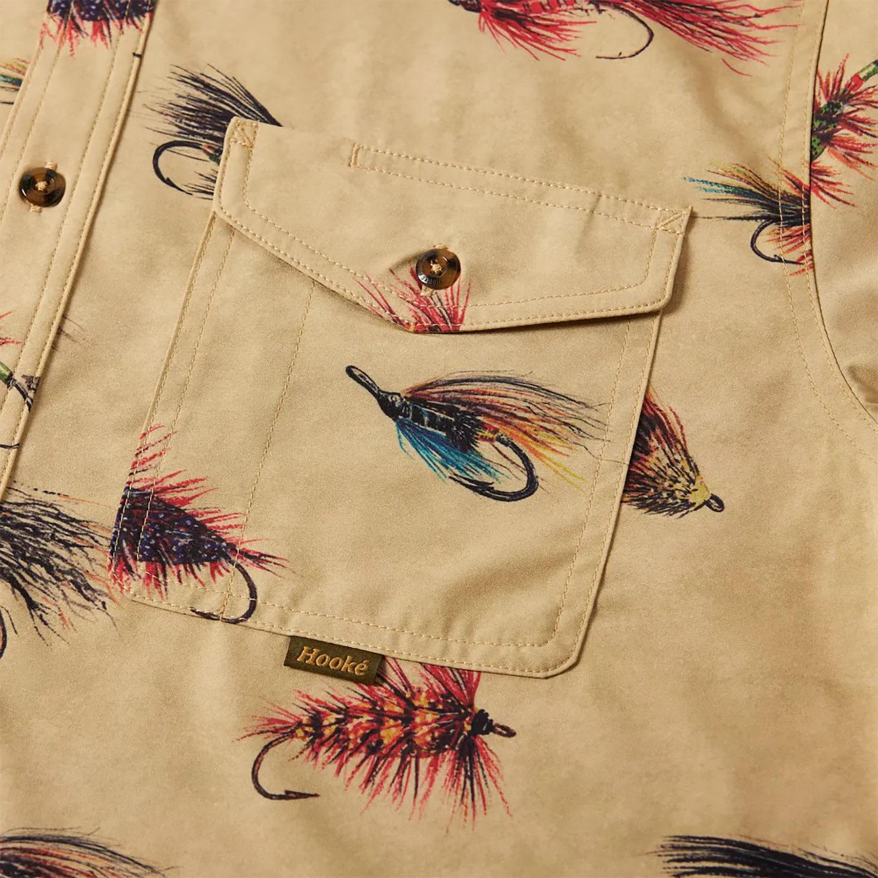 Product gallery image number 3 for product Atlantic Salmon Flies Short Sleeve Shirt - Men's