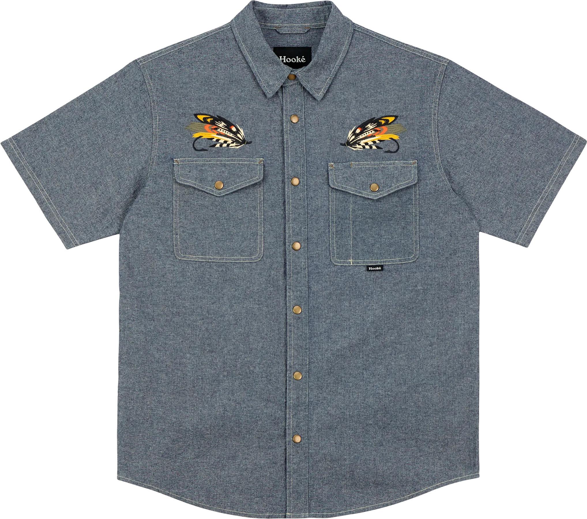 Product gallery image number 1 for product Salmon Fly Short Sleeve Shirt - Men's