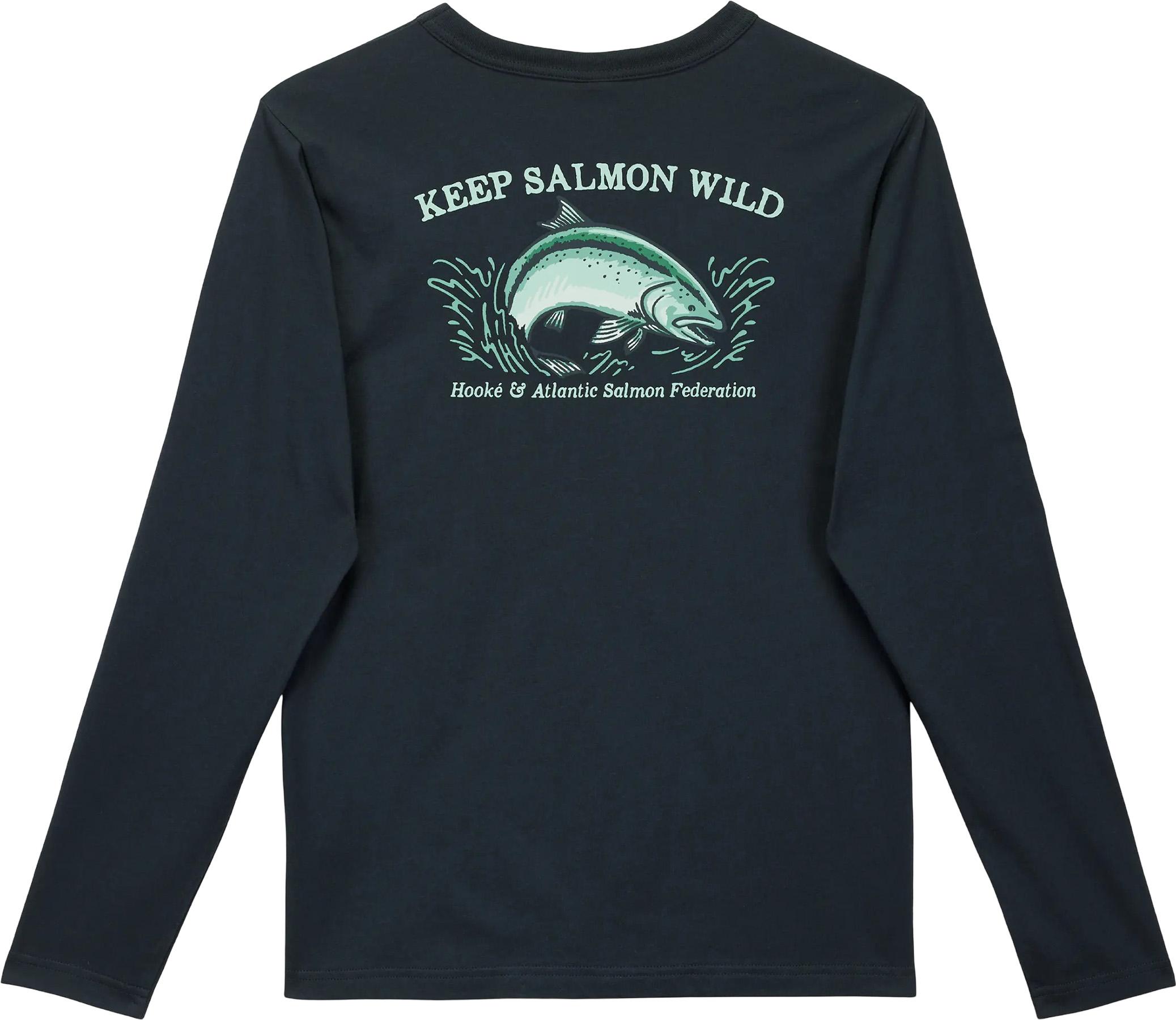 Product gallery image number 2 for product Keep Salmon Wild Long Sleeve T-Shirt - Women's