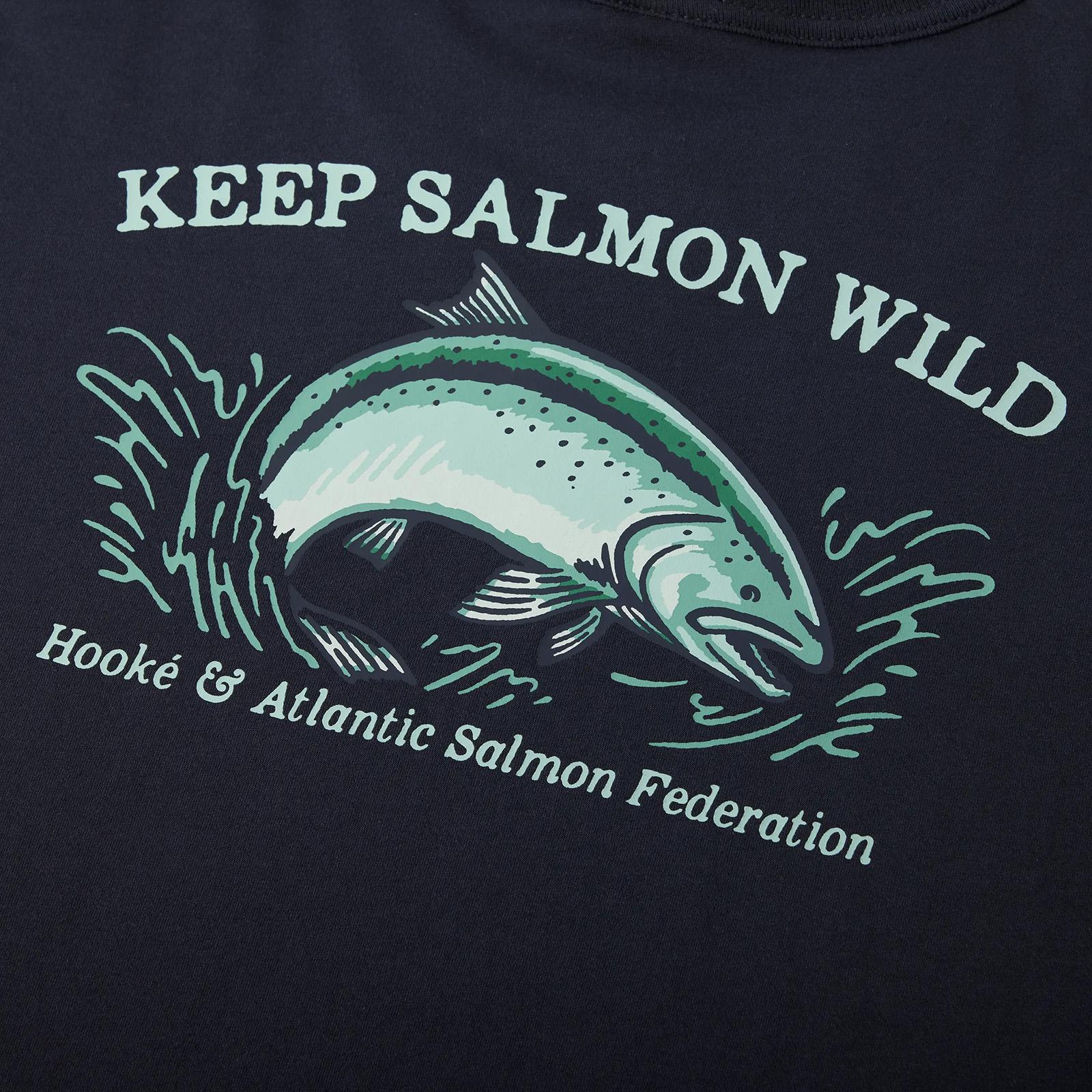 Product gallery image number 4 for product Keep Salmon Wild Long Sleeve T-Shirt - Women's
