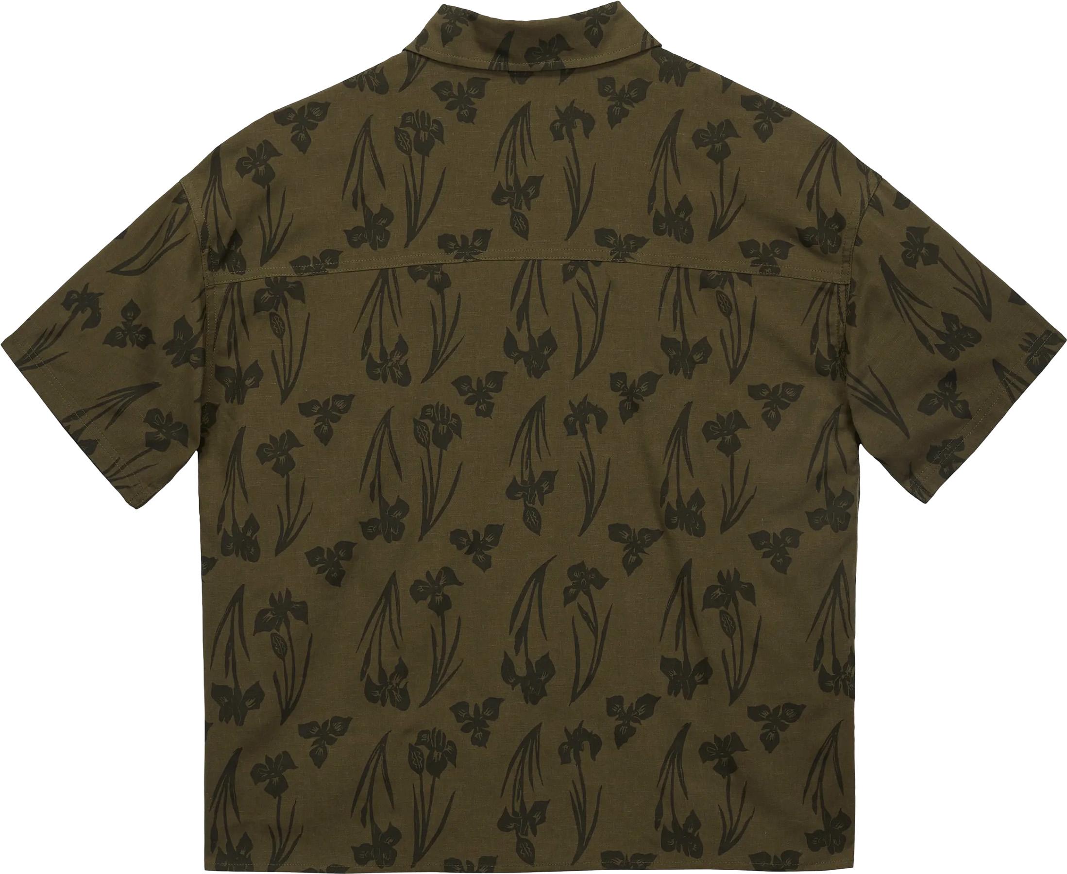 Product gallery image number 2 for product Yellow Iris Oversized Short Sleeve Shirt - Women's