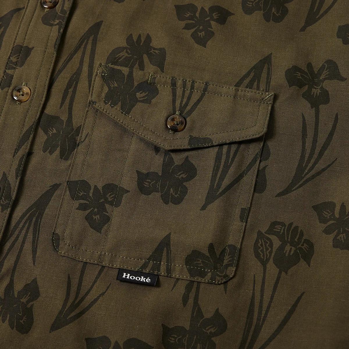 Product gallery image number 3 for product Yellow Iris Oversized Short Sleeve Shirt - Women's