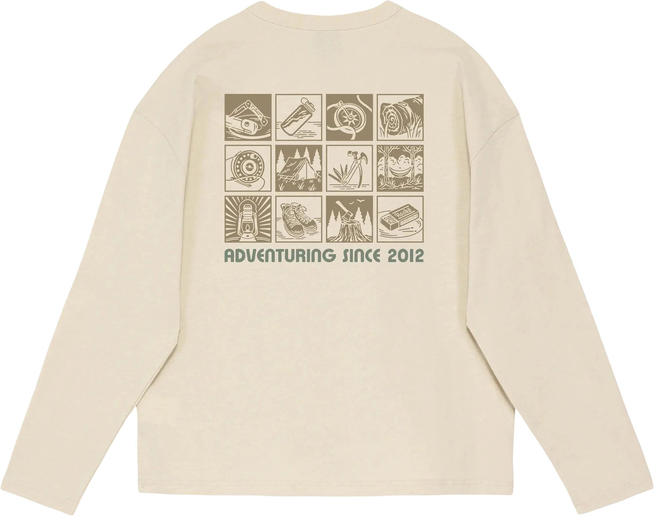 Product gallery image number 2 for product T-shirt à manches longues surdimensionné Outdoor Essentials - Femme