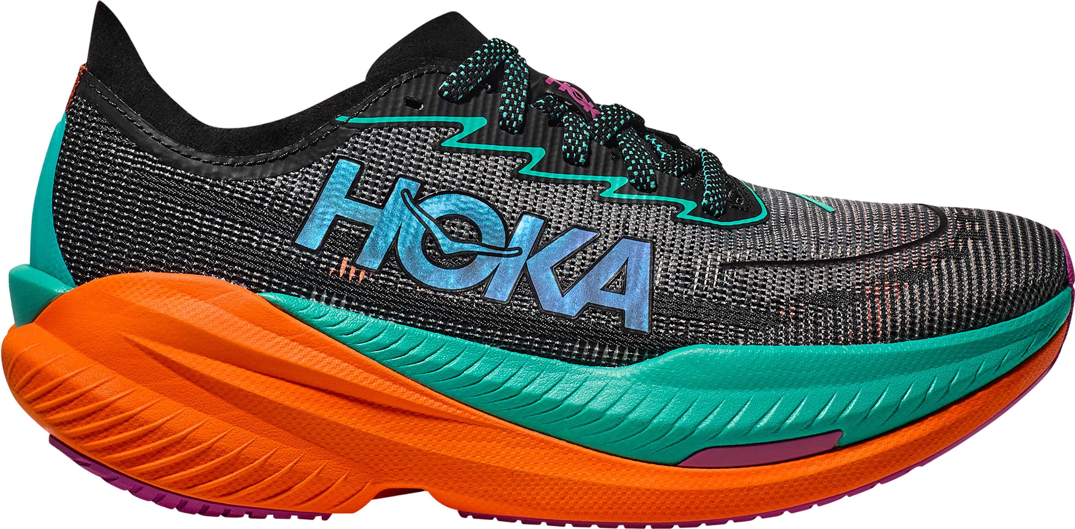 Black - Electric Aqua