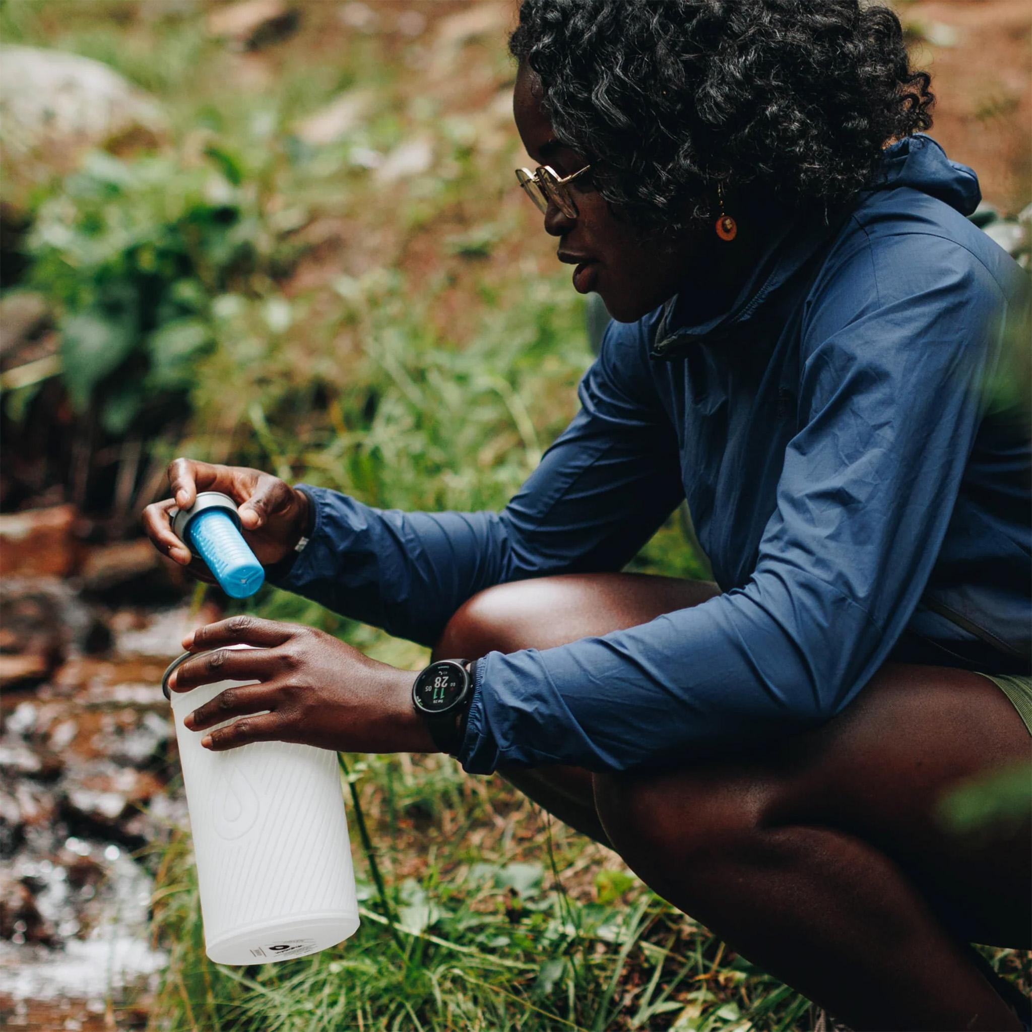 Product gallery image number 4 for product Flux+ Ultra-Light Reusable Bottle with Built-In Filter 1.5L