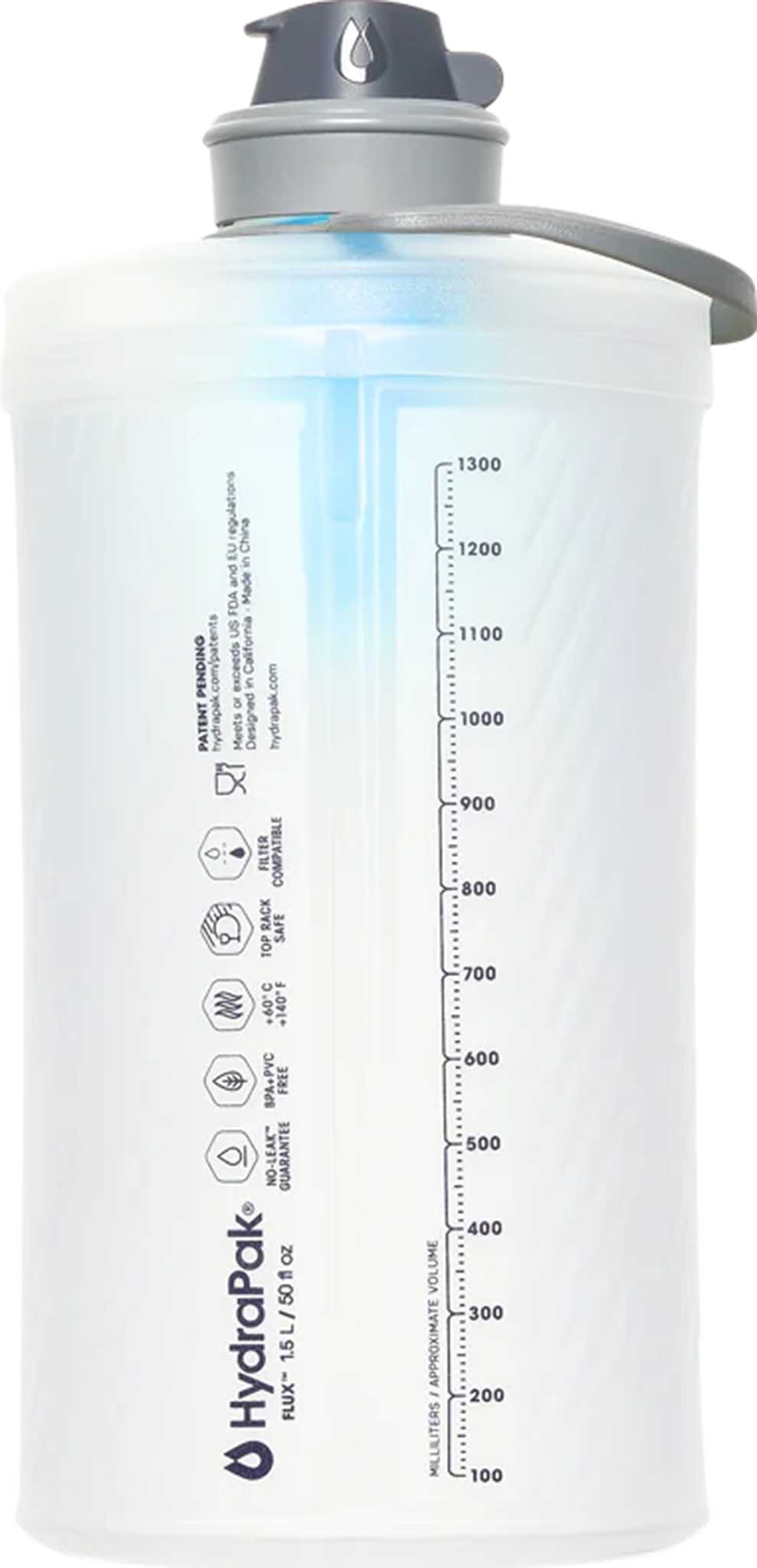 Product image for Flux+ Ultra-Light Reusable Bottle with Built-In Filter 1.5L