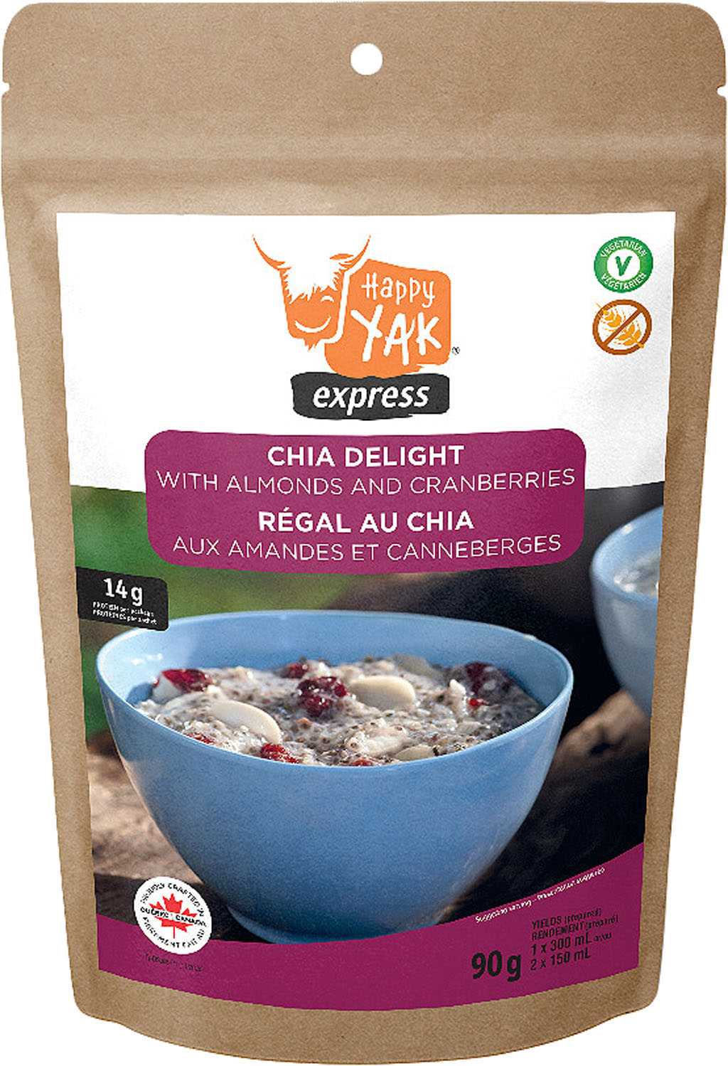Product image for Chia delight with almonds and cranberries