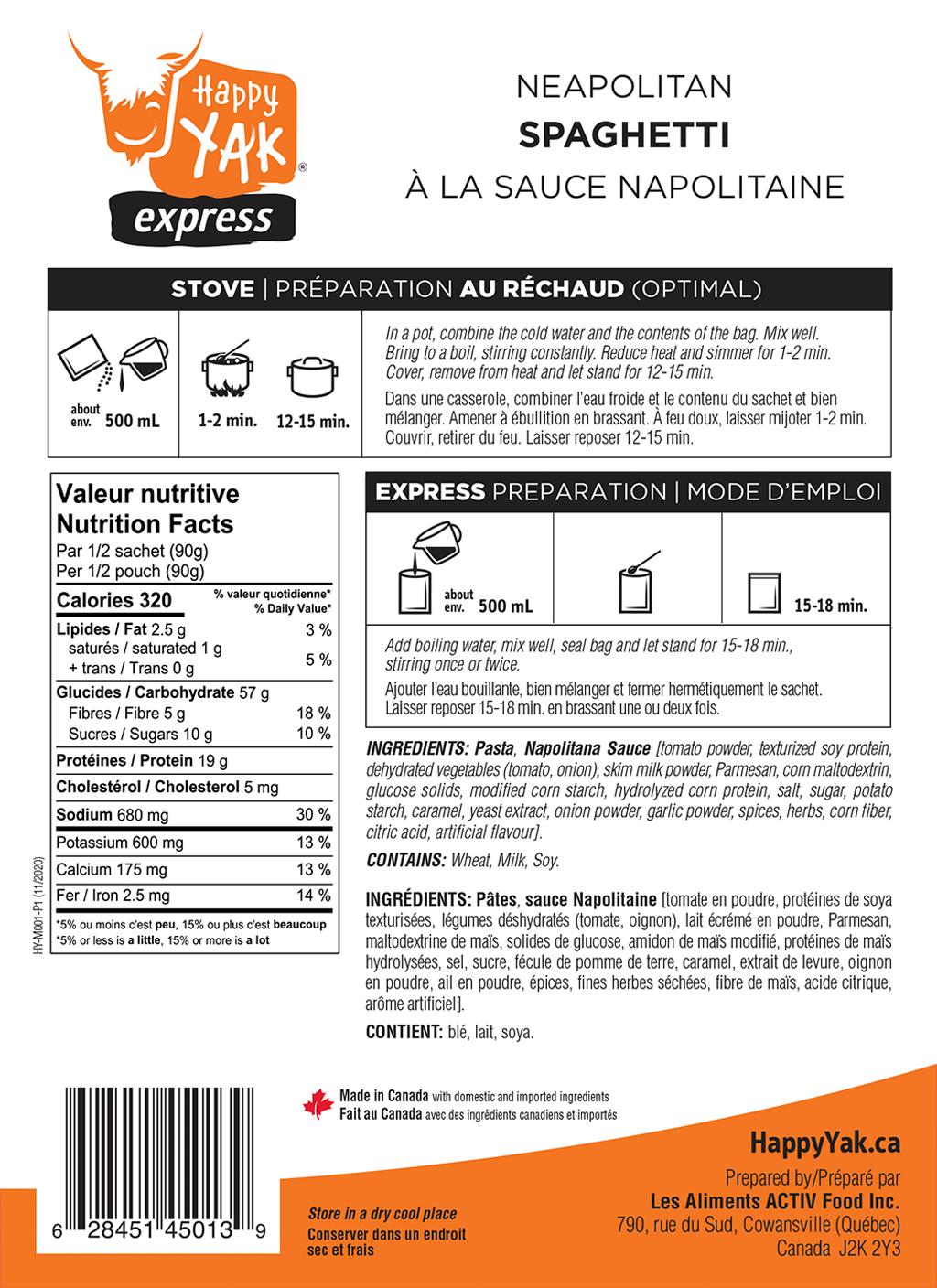Numéro de l'image de la galerie de produits 4 pour le produit Spaghetti Sauce Napolitaine
