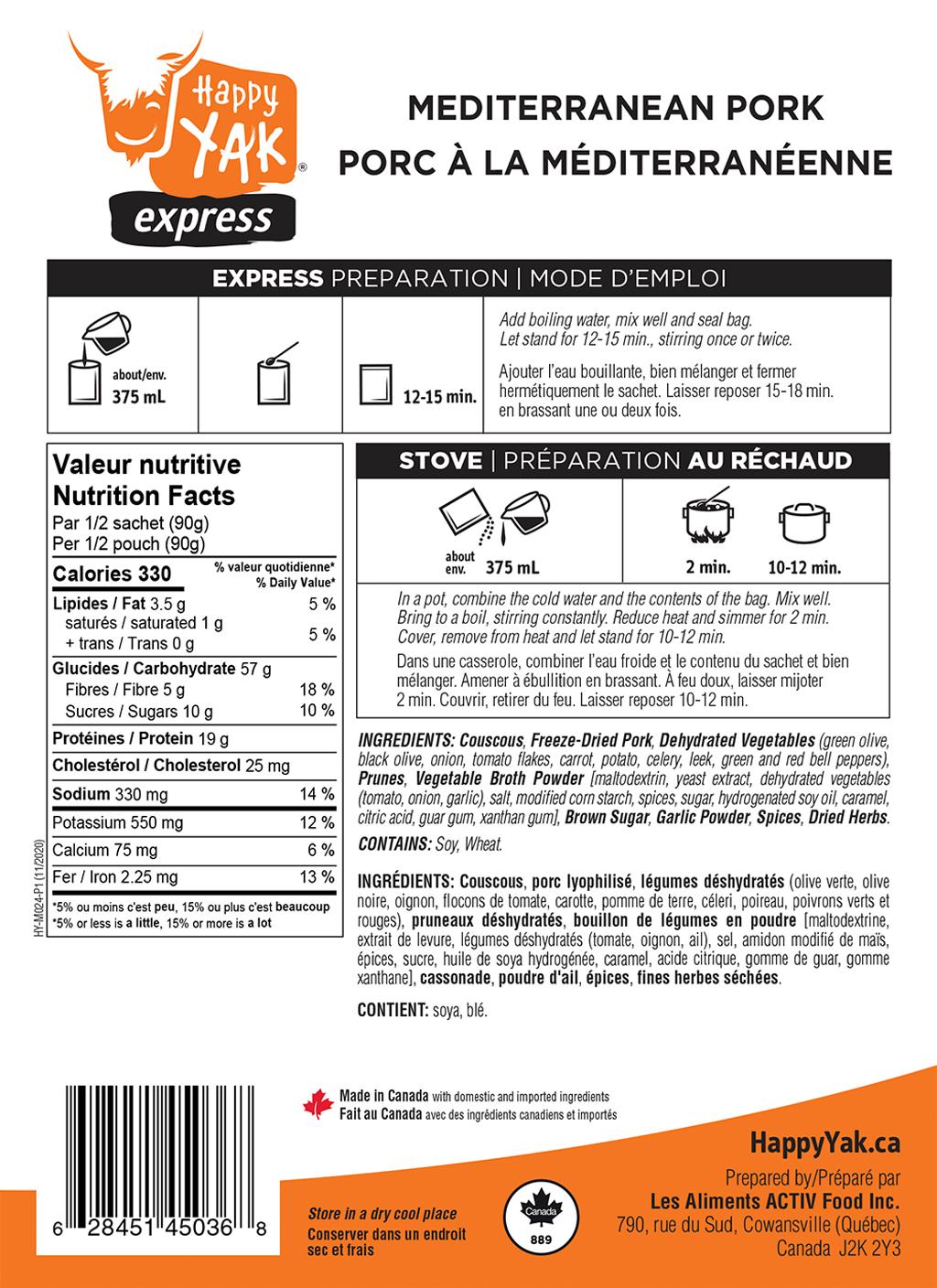 Product gallery image number 2 for product Mediterranean Pork