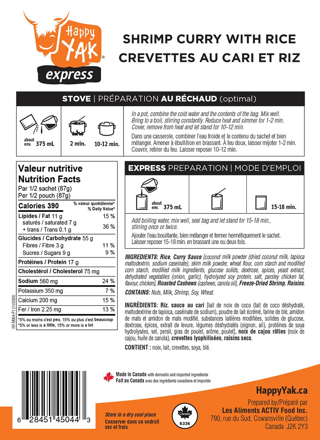 Product gallery image number 3 for product Shrimp Curry with Rice