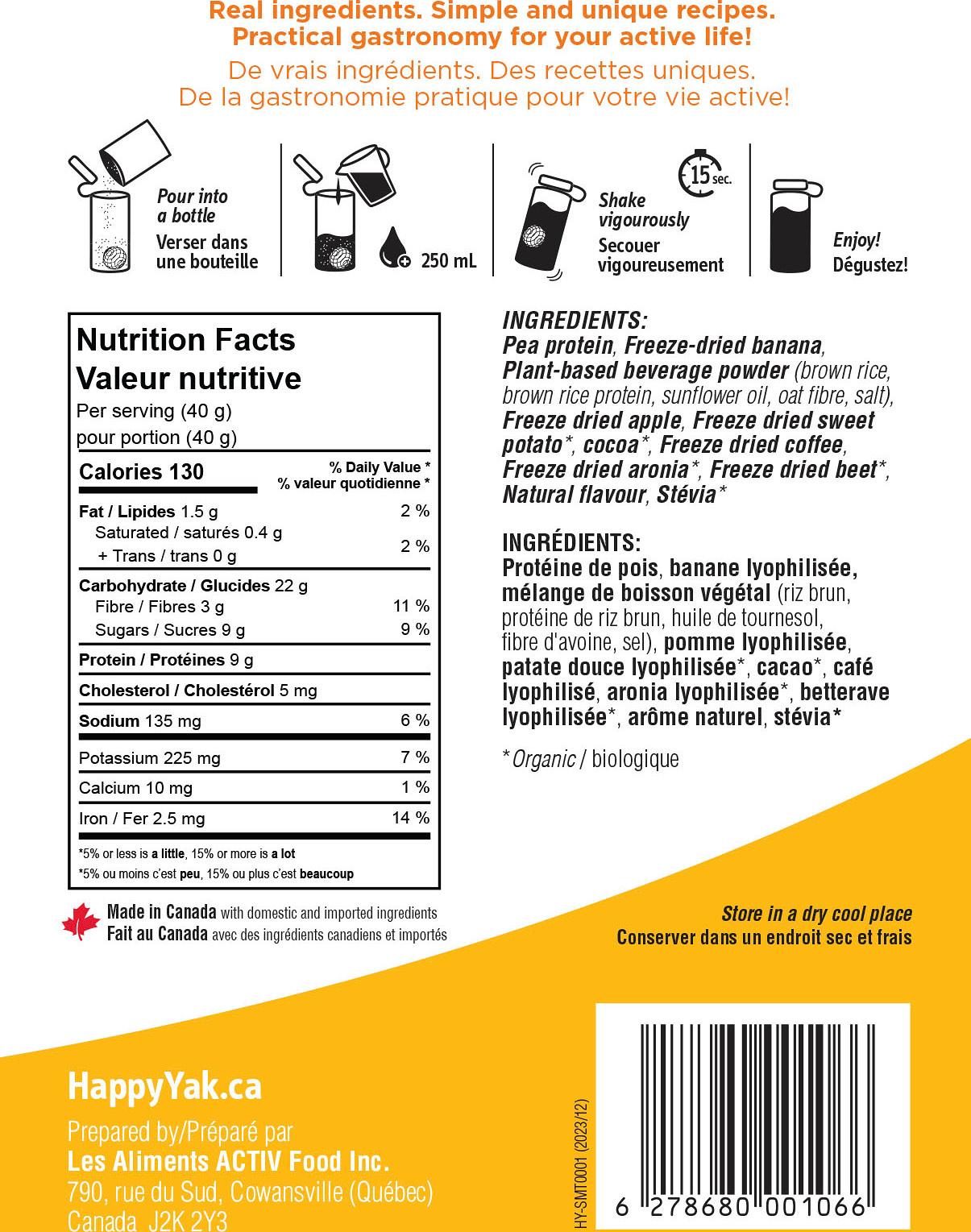 Product gallery image number 2 for product Smooth-Ease Moka Indulgence 4x40g Vegan High Protein