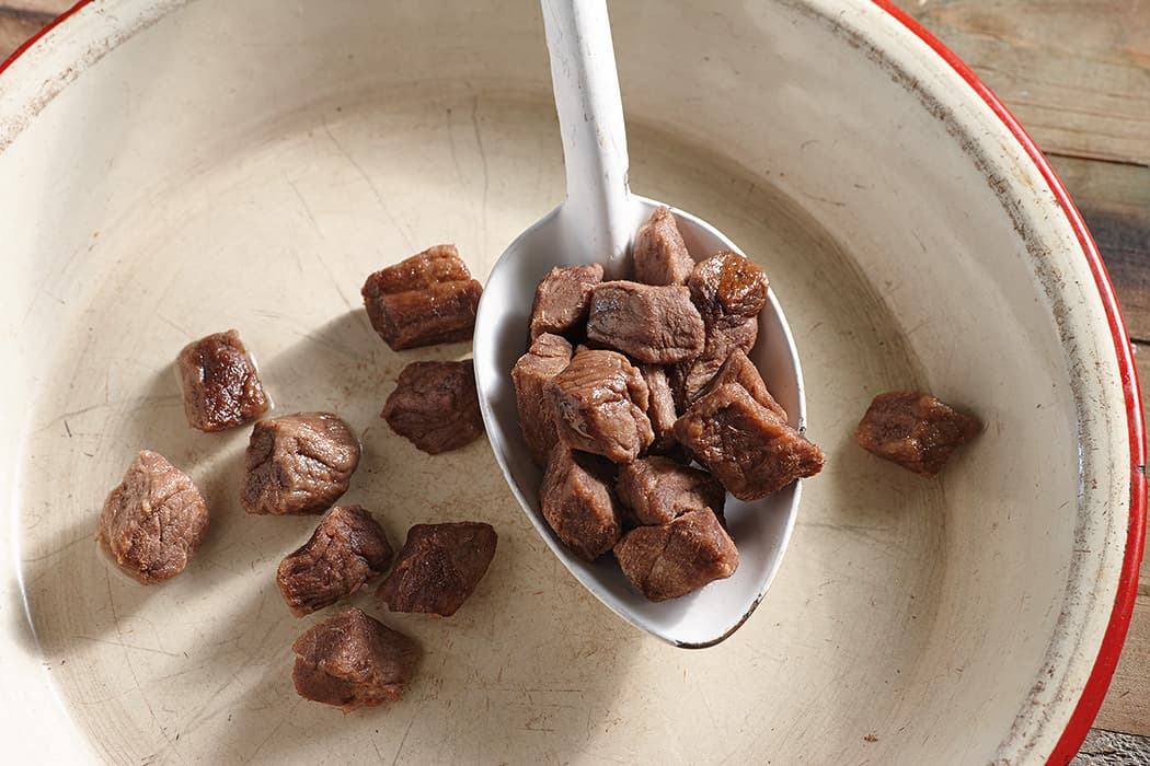 Product gallery image number 2 for product Freeze Dried Cooked Beef Cubes 50g