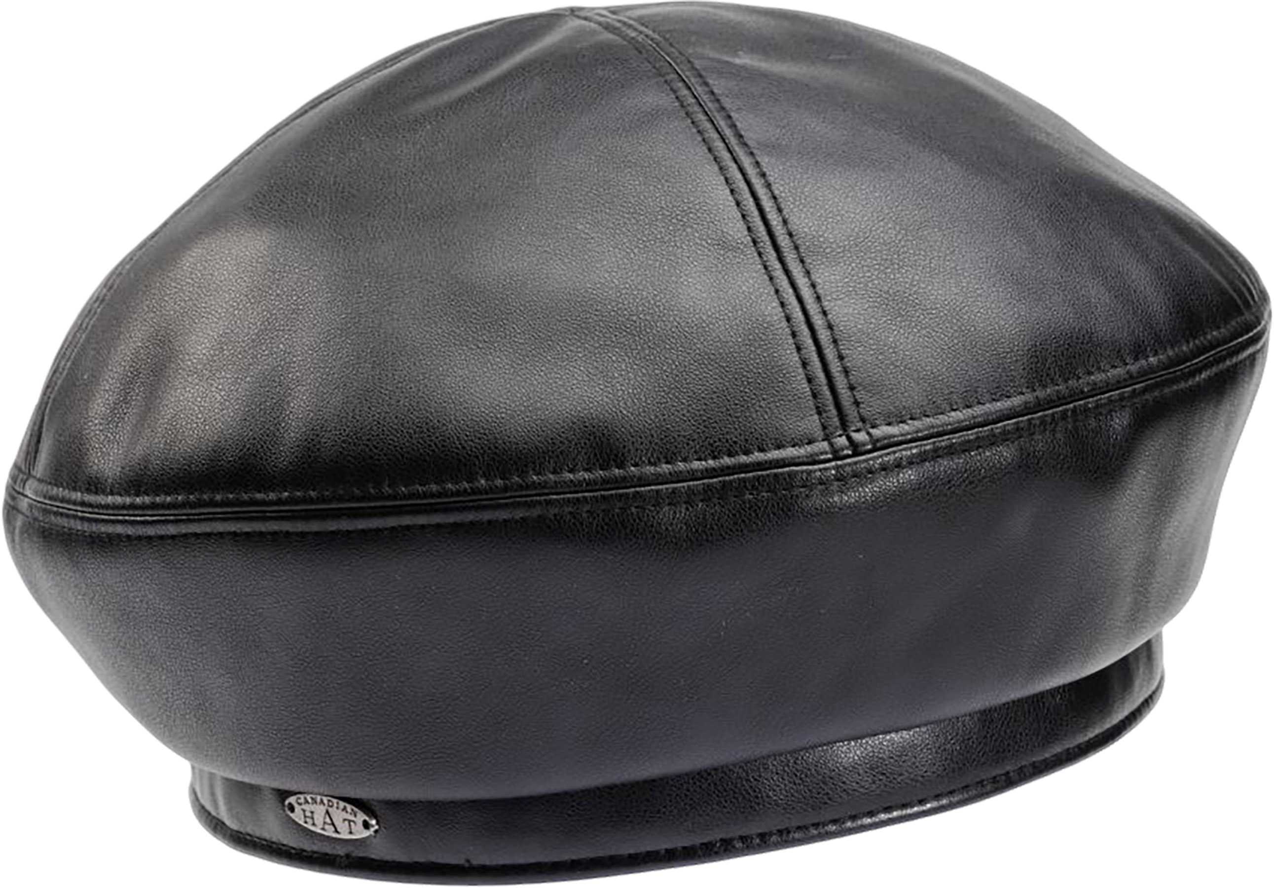 Product image for Becka Vegan Leather Beret Hat