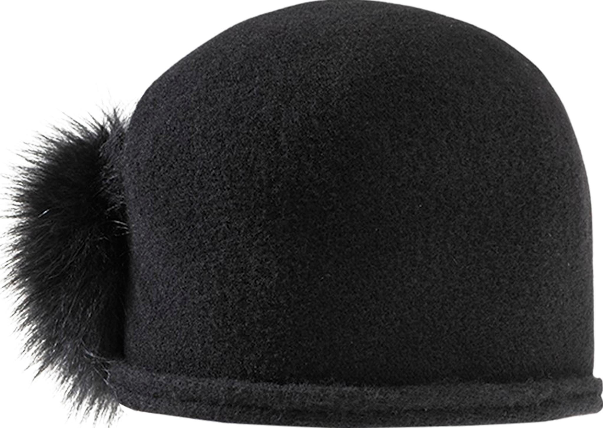 Product gallery image number 1 for product Tuque d'hiver avec pompon latéral recyclé Cici Ormos - Femme