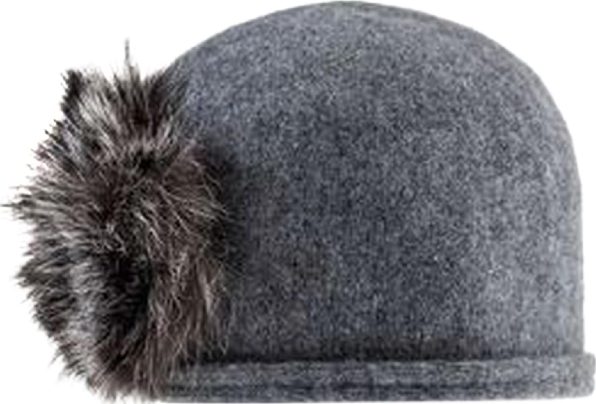 Image de produit pour Tuque d'hiver avec pompon latéral recyclé Cici Ormos - Femme