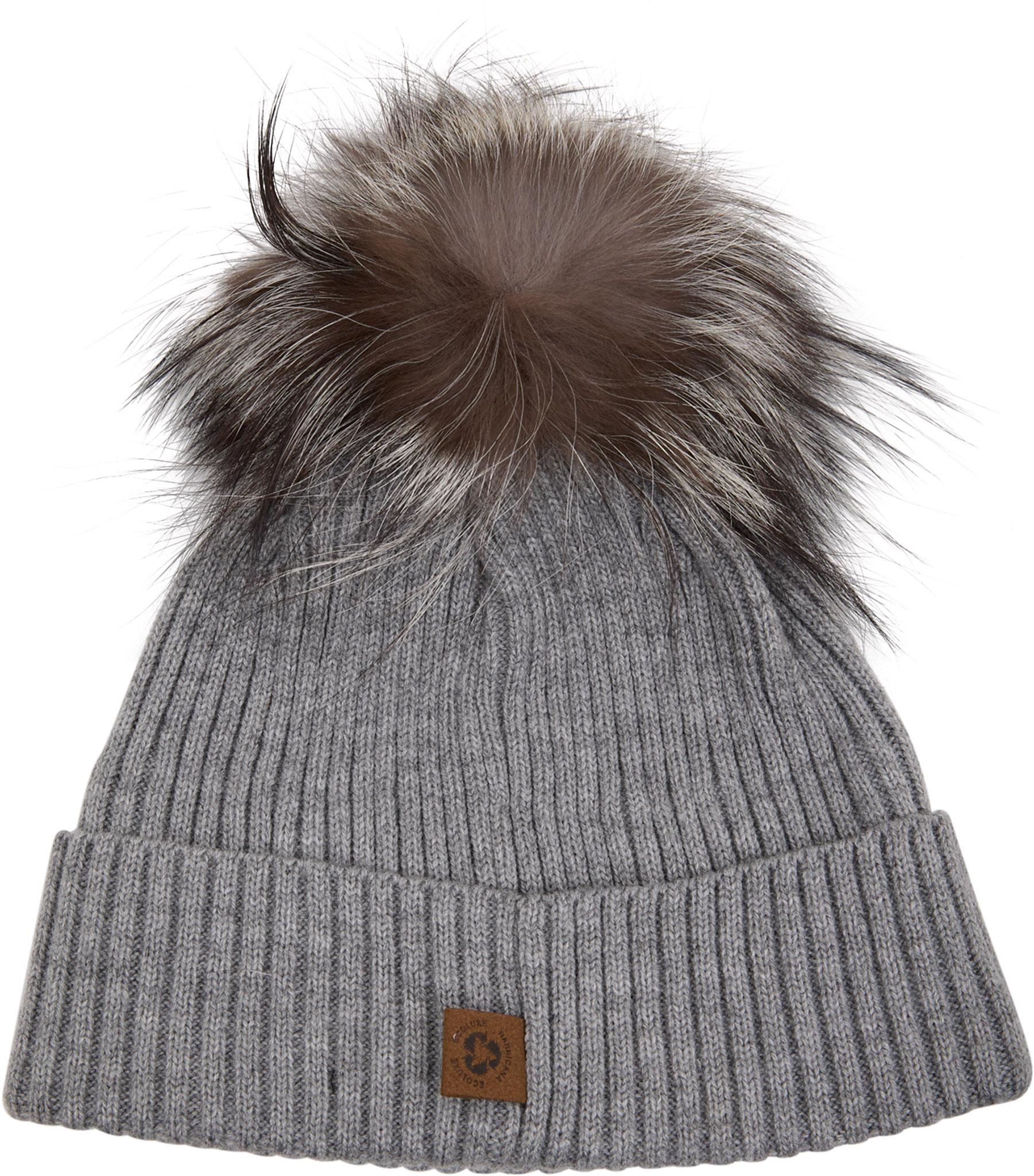 Numéro de l'image de la galerie de produits 2 pour le produit Tuque canadien basique avec pompon en fourrure recyclée
