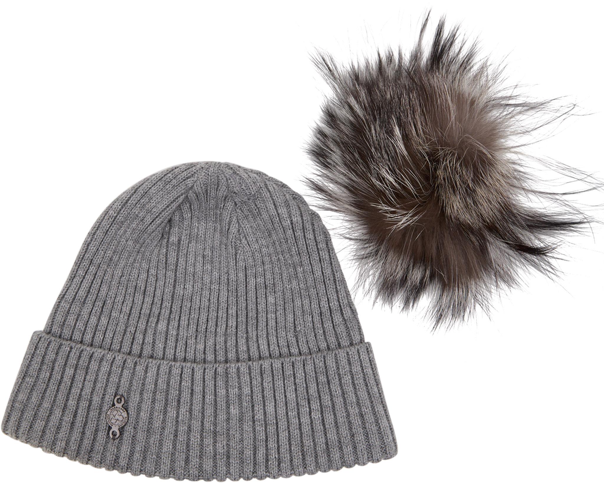 Numéro de l'image de la galerie de produits 3 pour le produit Tuque canadien basique avec pompon en fourrure recyclée