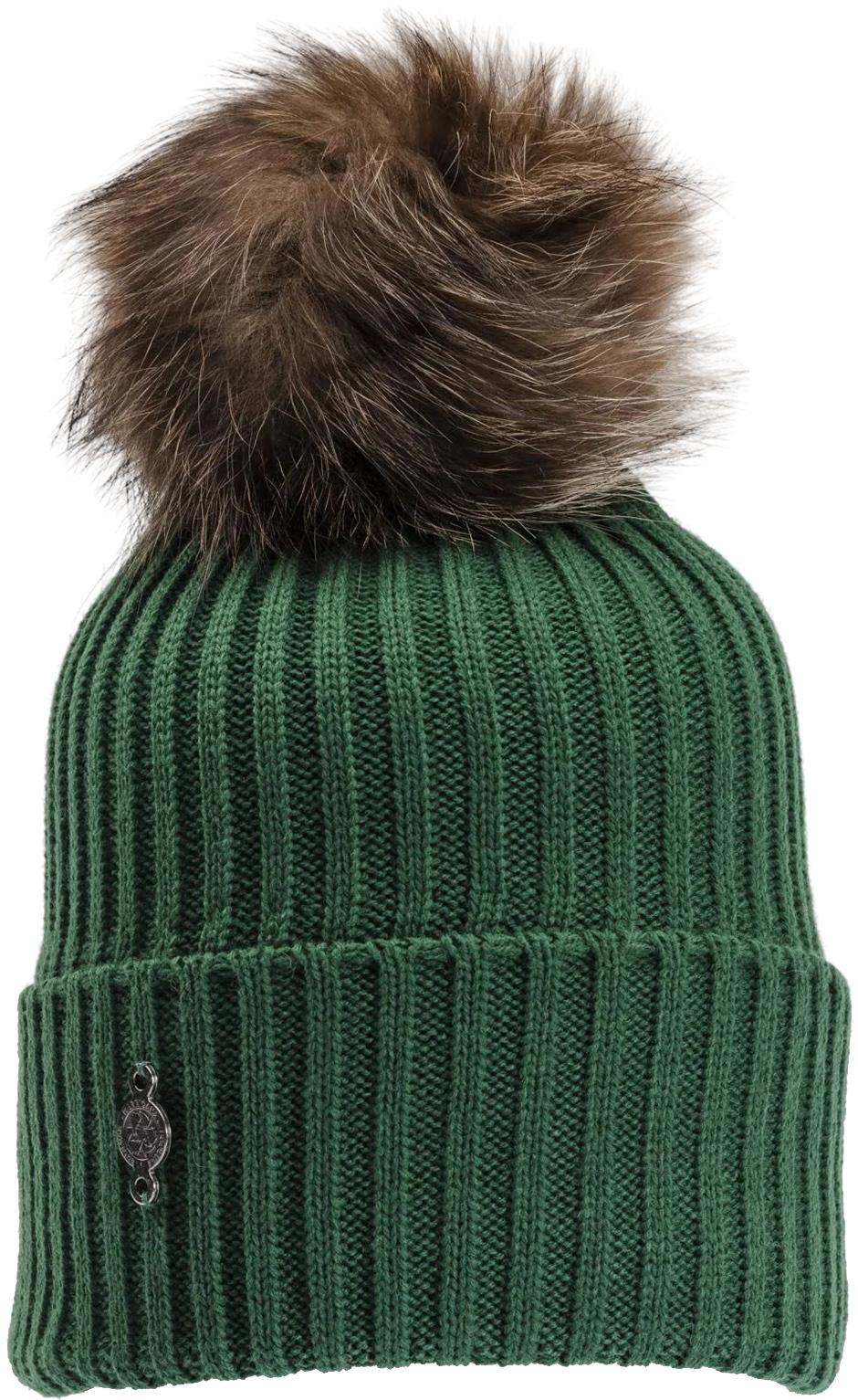 Image de produit pour Tuque canadien basique avec pompon en fourrure recyclée