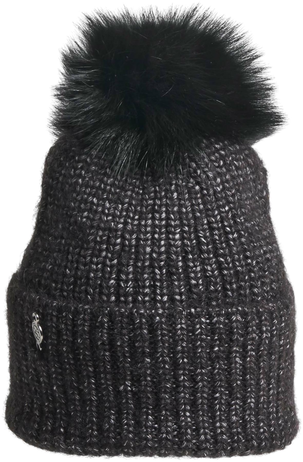 Image de produit pour Tuque en tricot moelleux avec pompon en fourrure recyclée Briny P PL - Unisexe