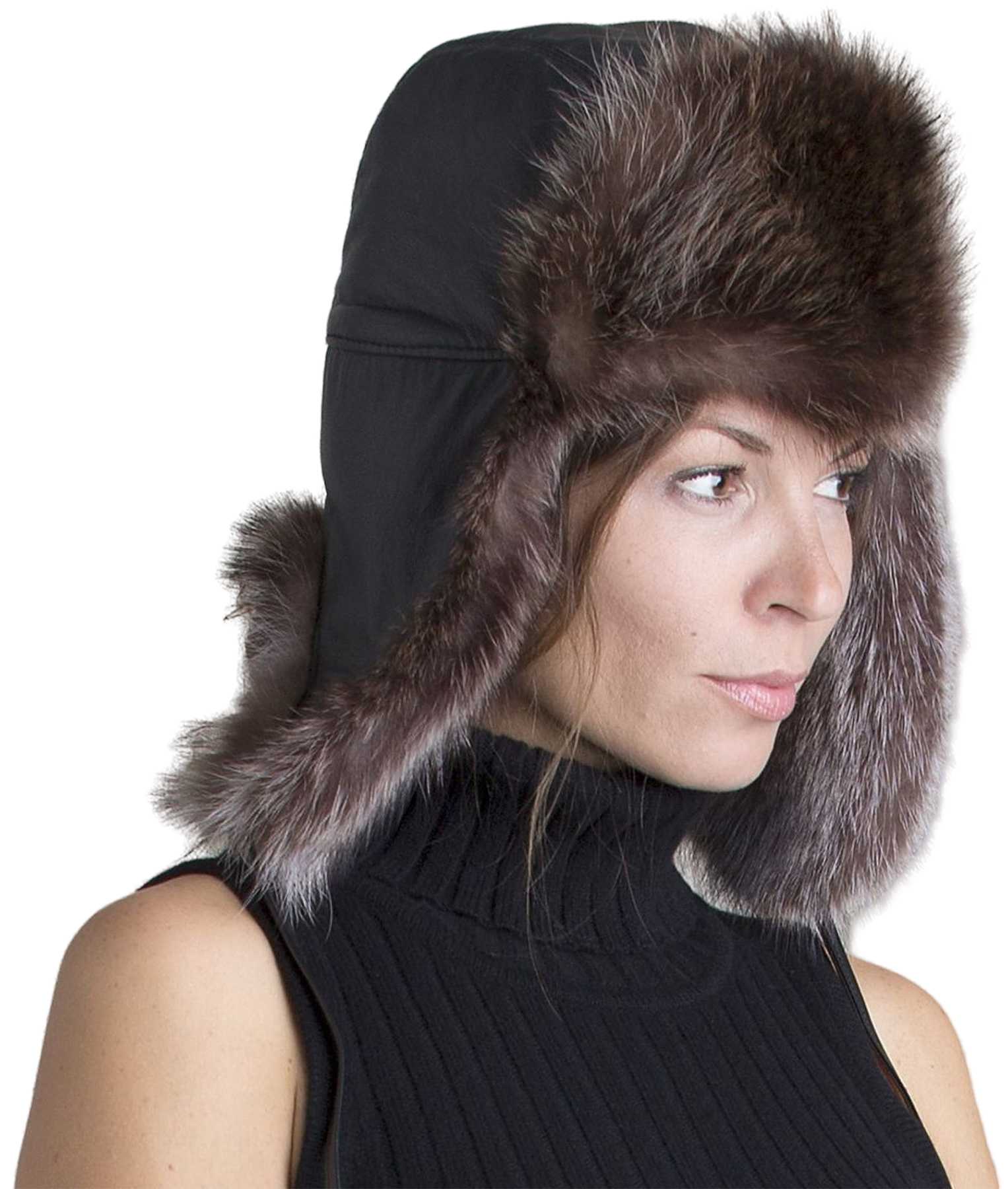 Product image for Chapka Hat with Upcycled Raccoon Fur - Unisex