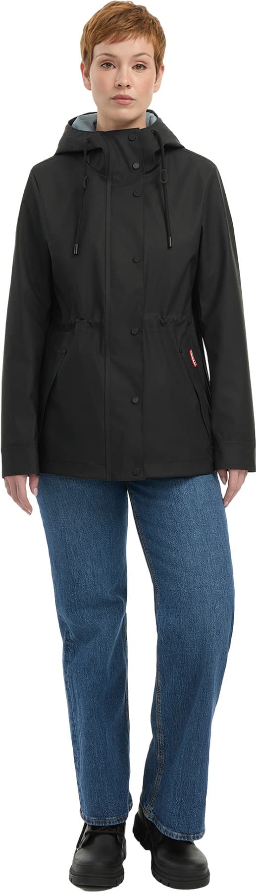 Product gallery image number 6 for product Abbey Short Rubberized Rain Jacket - Women's