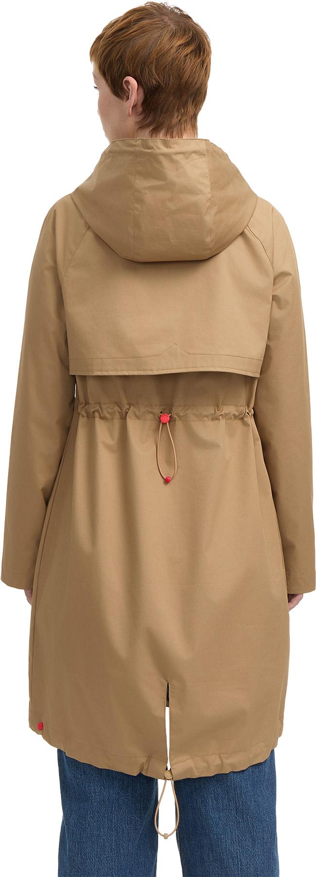 Numéro de l'image de la galerie de produits 2 pour le produit Manteau imperméable à ourlet asymétrique en coton Jency - Femme