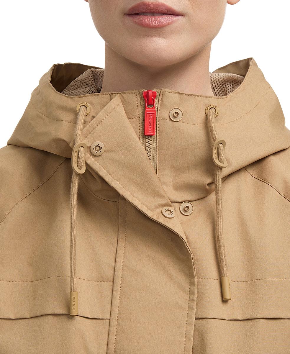 Numéro de l'image de la galerie de produits 3 pour le produit Manteau imperméable à ourlet asymétrique en coton Jency - Femme