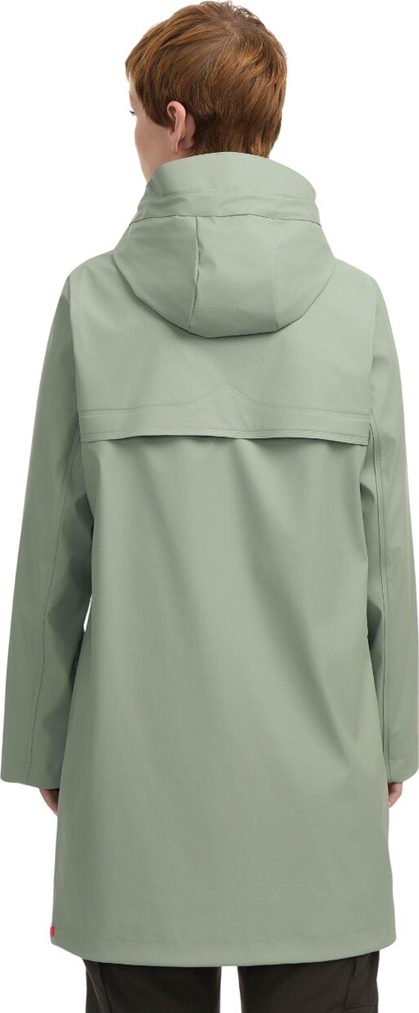 Product gallery image number 7 for product Spring Mid-Length Rubberized Raincoat - Women's 