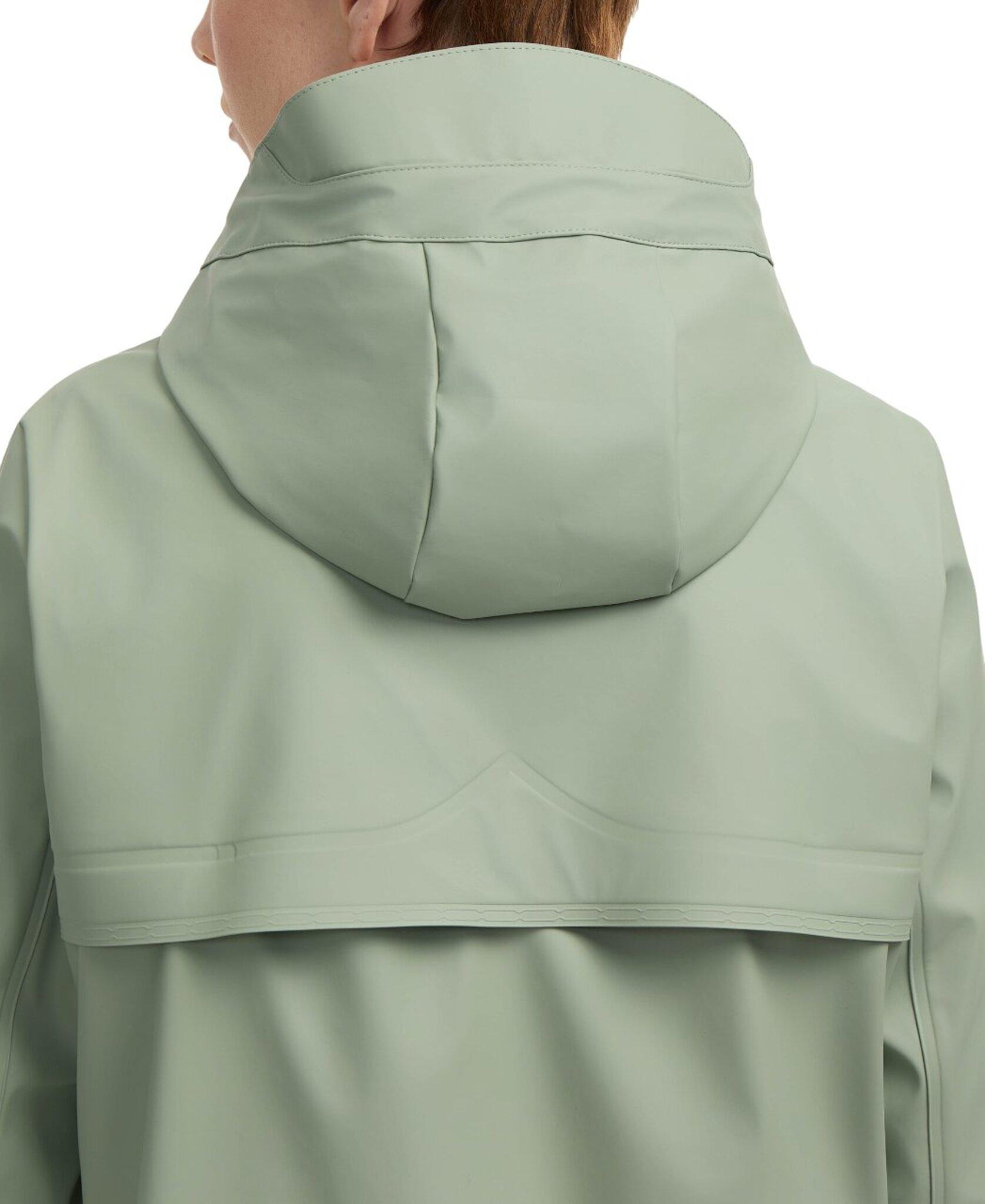 Product gallery image number 6 for product Spring Mid-Length Rubberized Raincoat - Women's 