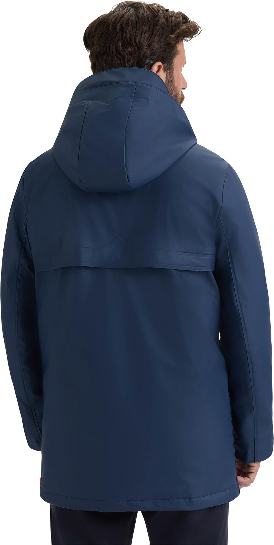 Product gallery image number 2 for product Sam Longline Rubberized Waterproof Padded Raincoat - Men's