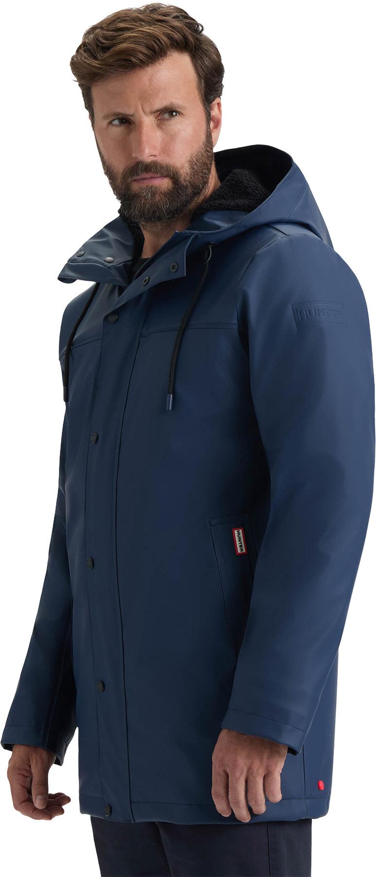 Product gallery image number 7 for product Sam Longline Rubberized Waterproof Padded Raincoat - Men's