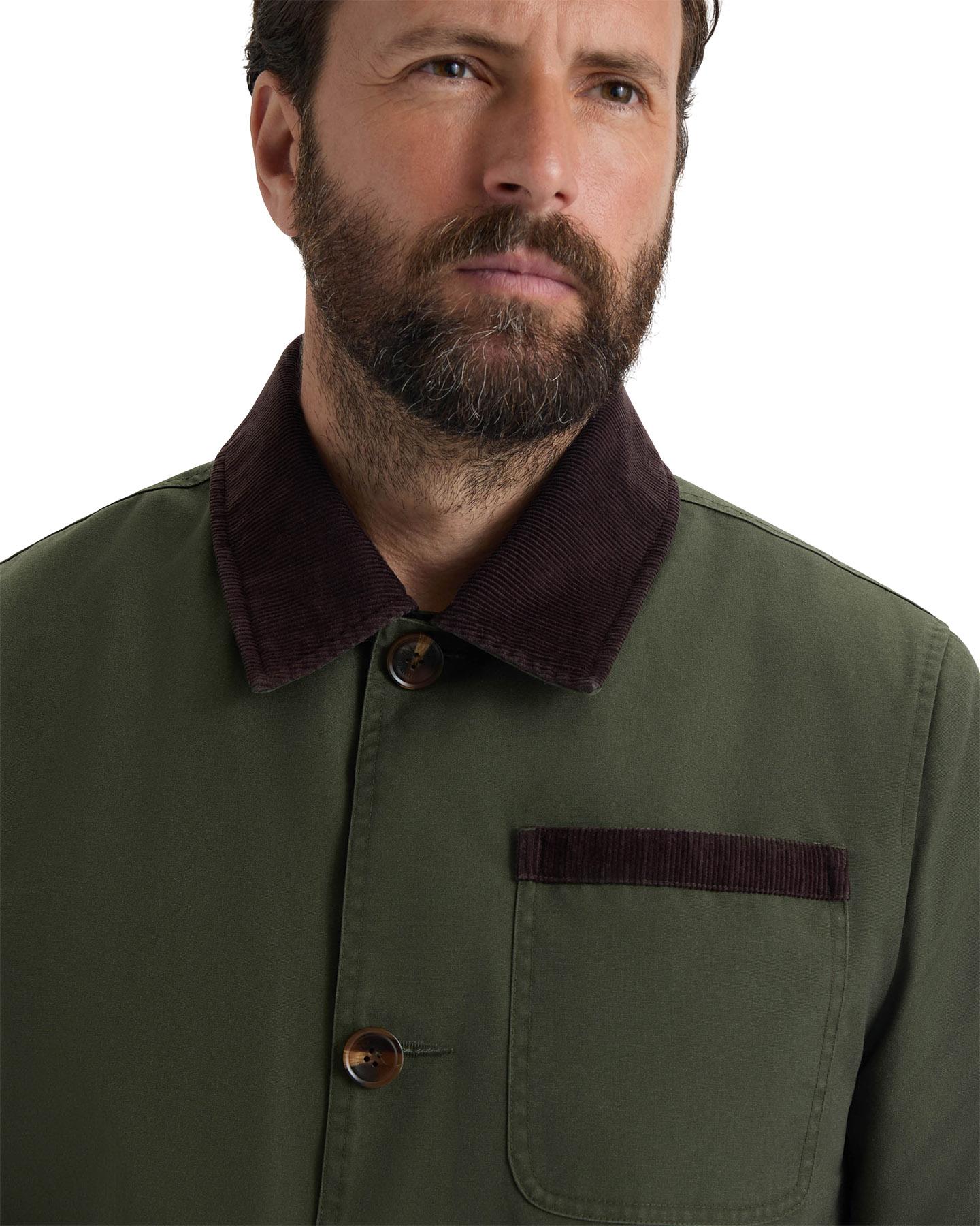 Product gallery image number 7 for product Samuel Canvas Jacket with Corduroy Trims - Men's