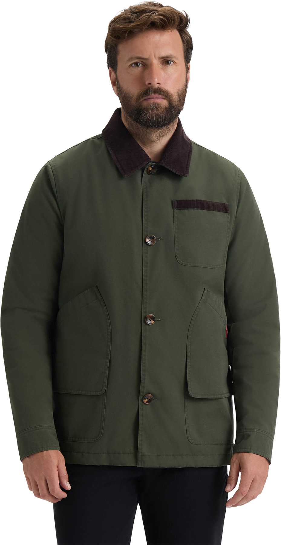 Product image for Samuel Canvas Jacket with Corduroy Trims - Men's