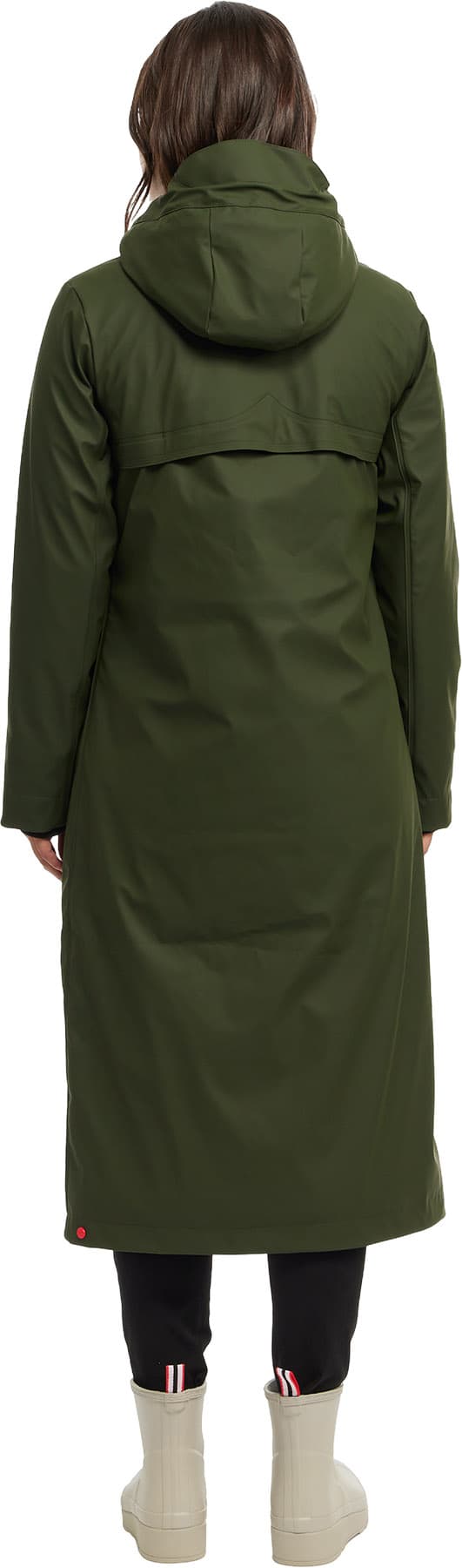 Product gallery image number 5 for product Manteau de pluie long matelassé et caoutchouté Sammy - Femme