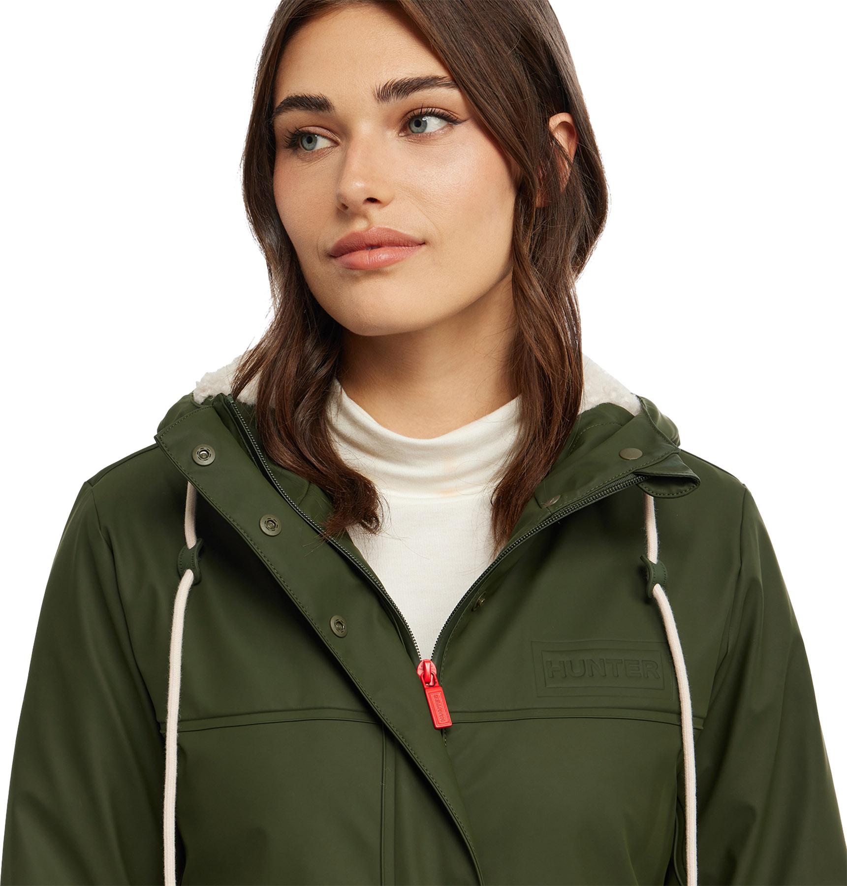 Product gallery image number 2 for product Manteau de pluie long matelassé et caoutchouté Sammy - Femme