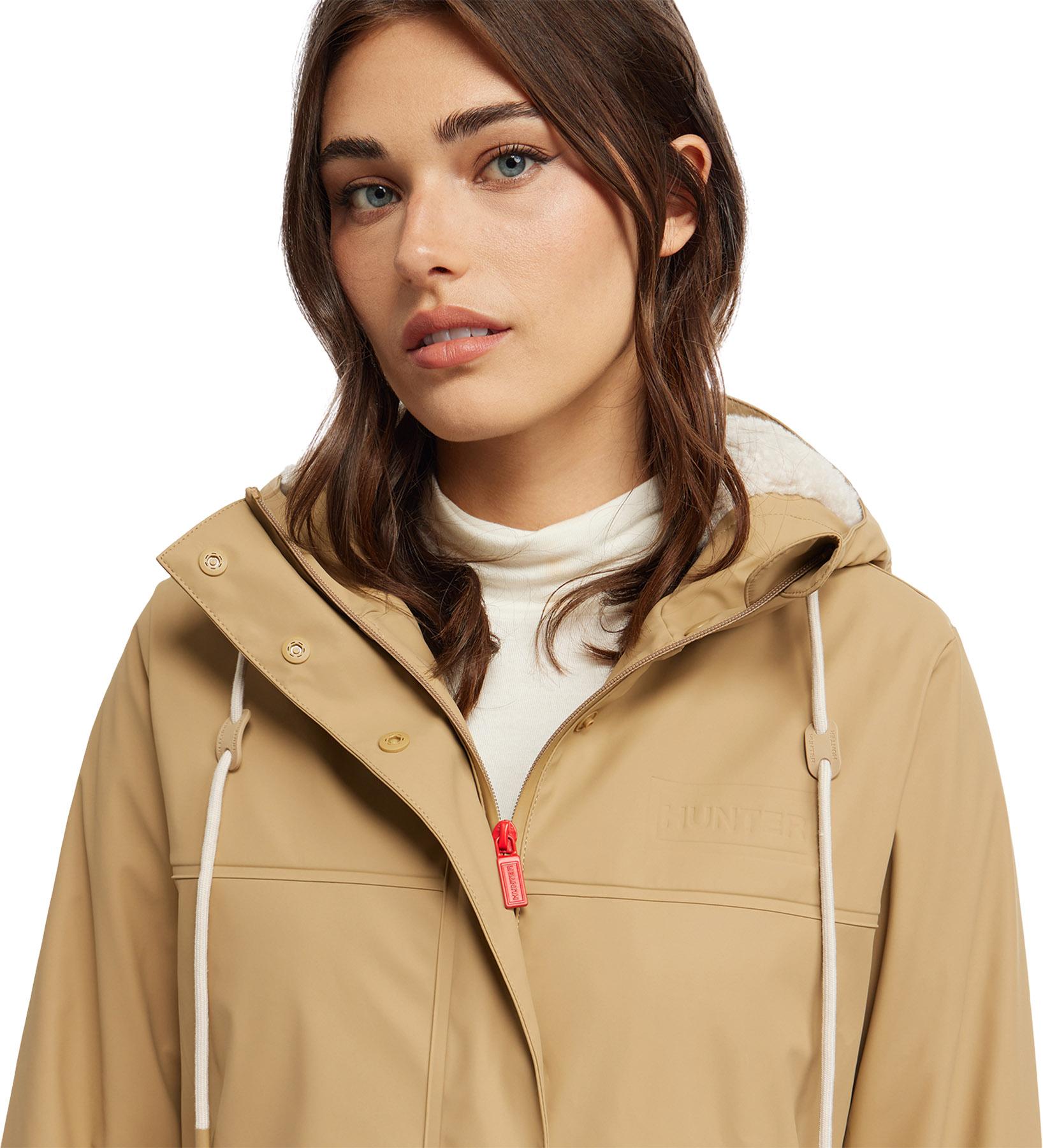 Product gallery image number 4 for product Sammy Longline Padded Rubberized Raincoat - Women's