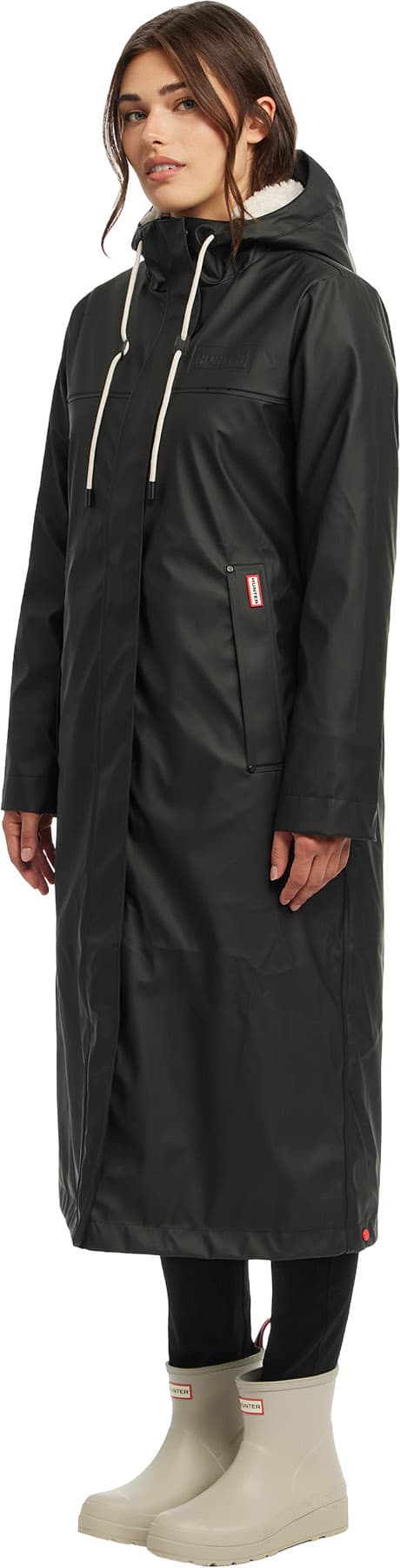 Numéro de l'image de la galerie de produits 3 pour le produit Manteau de pluie long matelassé et caoutchouté Sammy - Femme