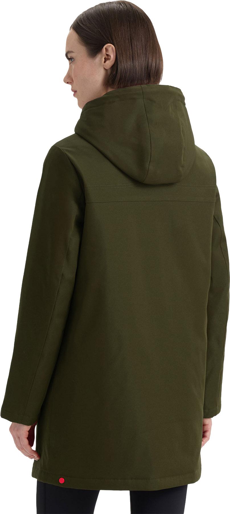 Product gallery image number 6 for product Billie Canvas Hooded Mid-Length Rain Jacket - Women's