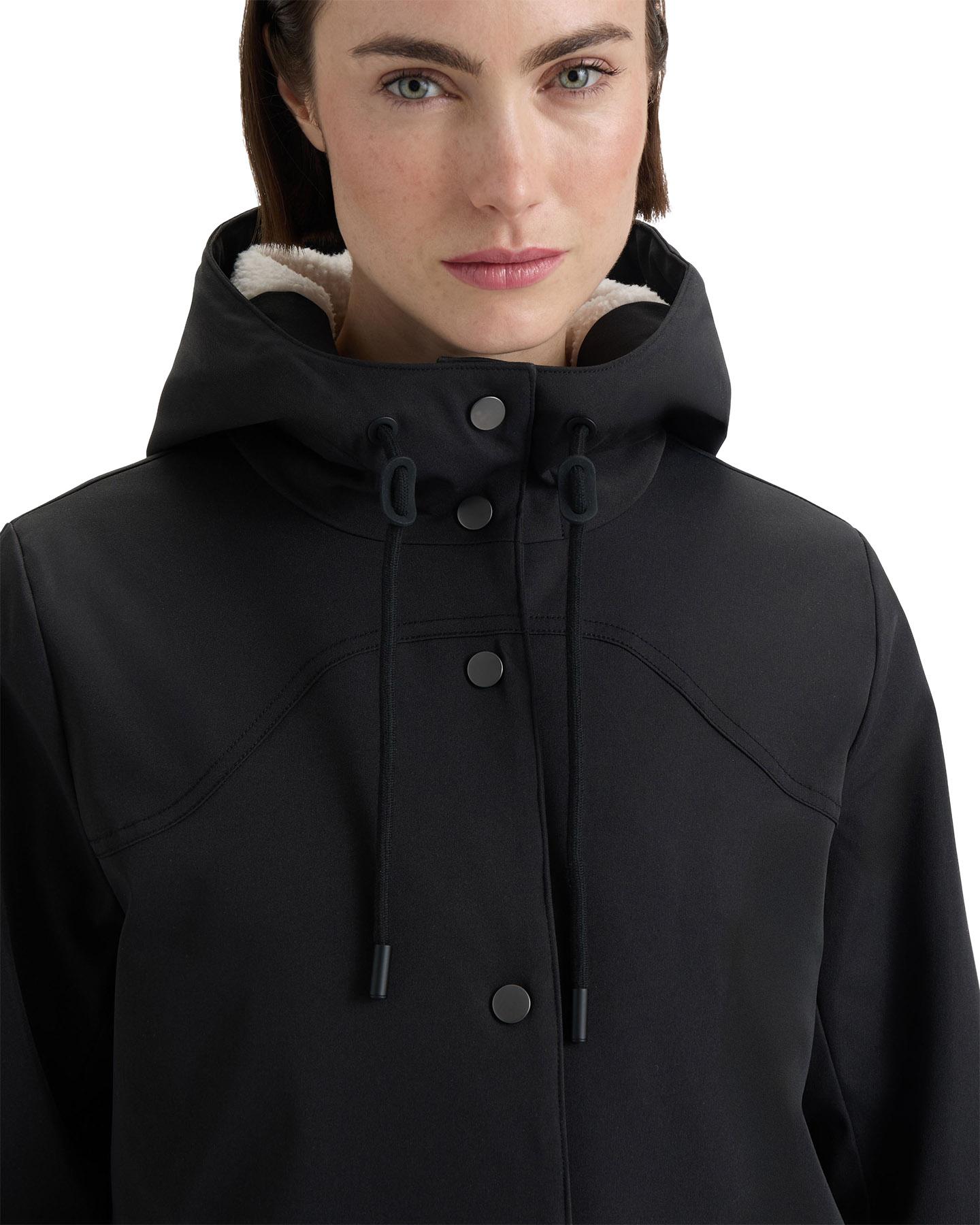 Product gallery image number 6 for product Billie Canvas Hooded Mid-Length Rain Jacket - Women's