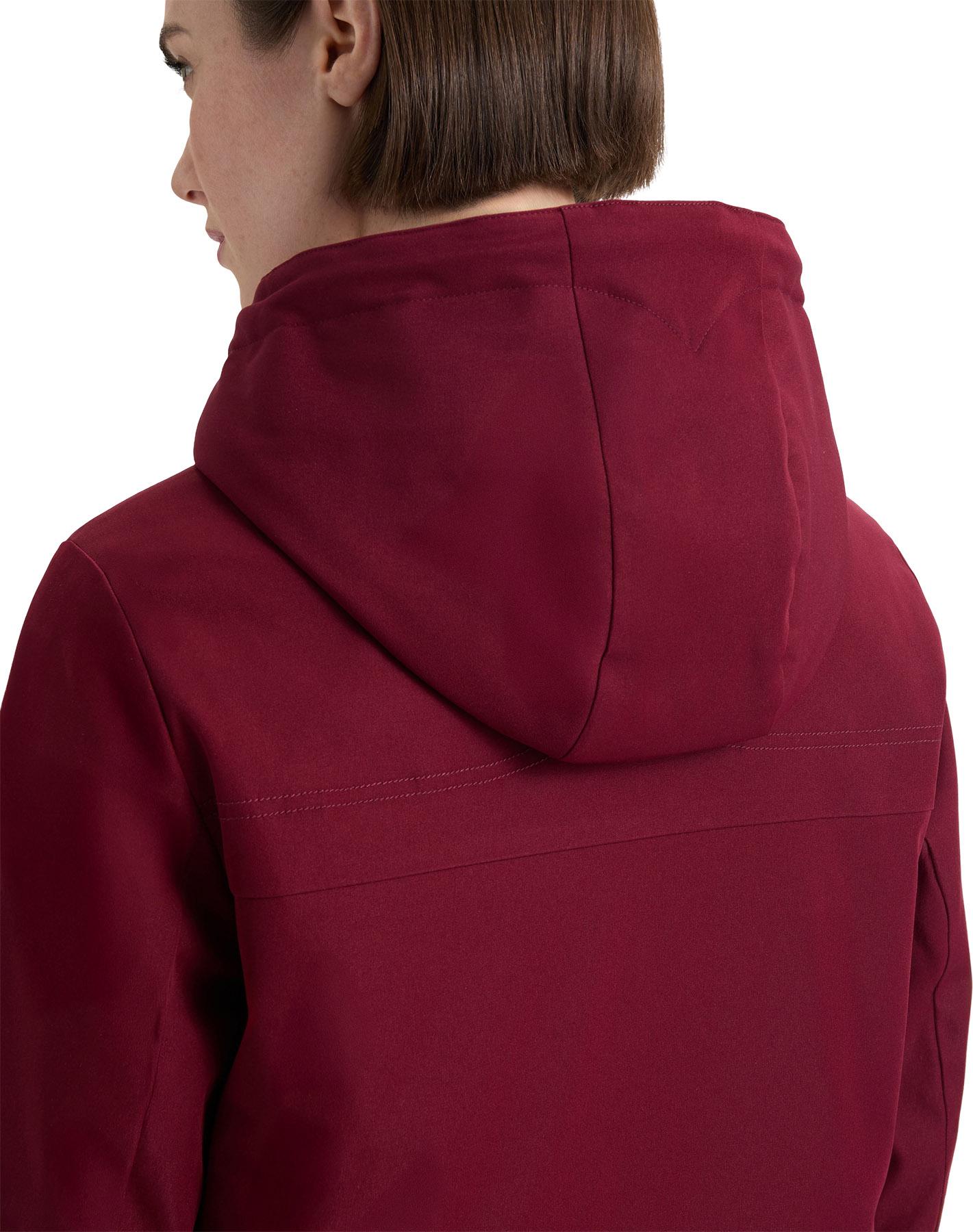 Product gallery image number 2 for product Billie Canvas Hooded Mid-Length Rain Jacket - Women's